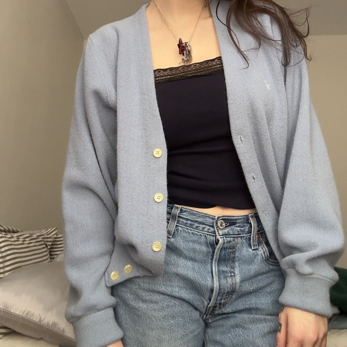 Christian Dior Monsieur Vtg Christian Dior Monsieur Cardigan Size US M / EU 48-50 / 2 - 2 Thumbnail