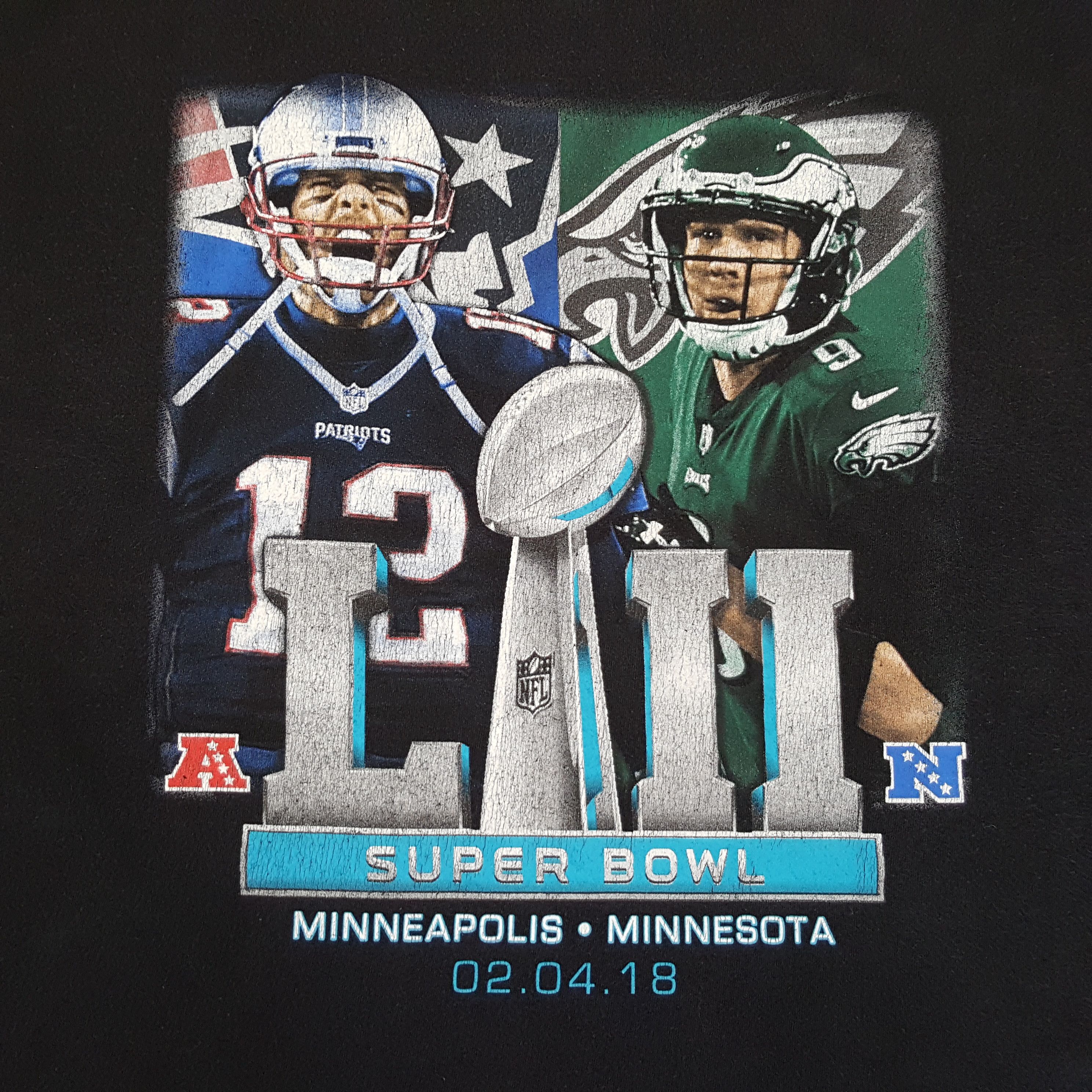 NFL × Vintage NFL Super Bowl American Sports Football Team Tshirt Size US XL / EU 56 / 4 - 2 Thumbnail