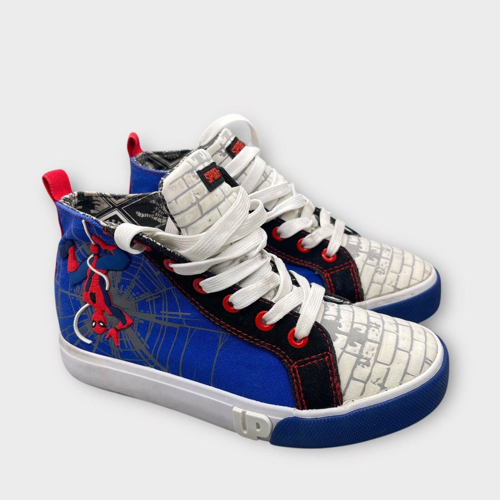 Designer Ground Up Marvel Spider-Man high top sneaker Size 3 Size US 5 / EU 37 - 2 Thumbnail