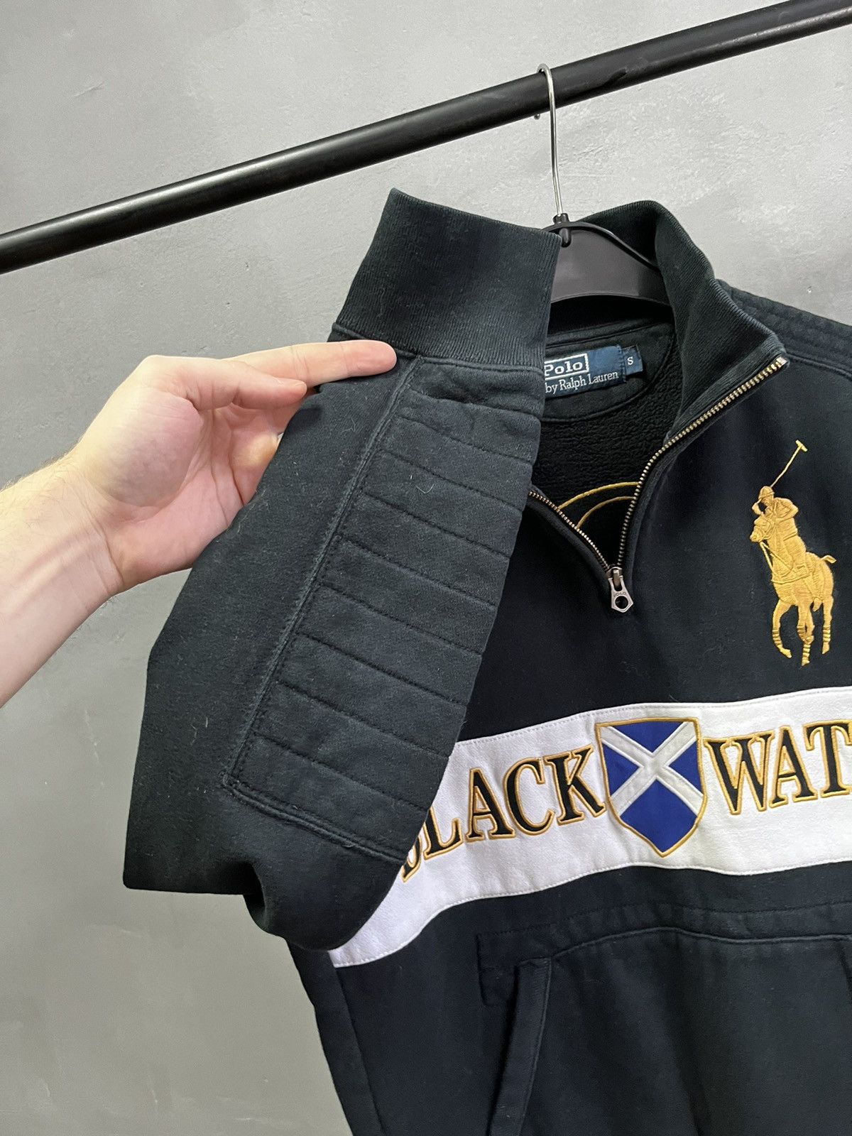Ralph Lauren × Vintage Polo Ralph Lauren Black Watch designer 1/3 zip sweatshirt Size US S / EU 44-46 / 1 - 9 Thumbnail