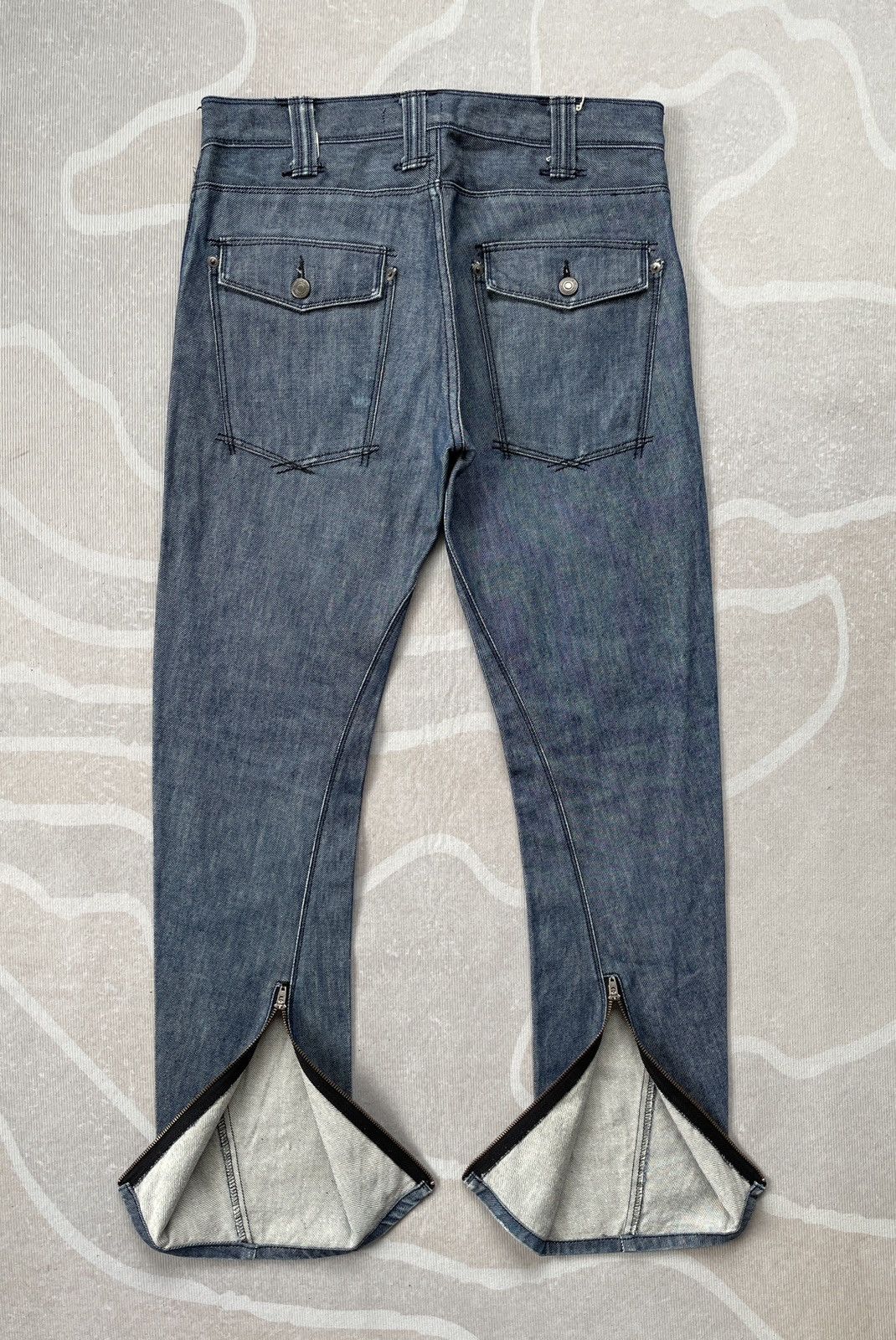Japanese Brand Vibgyor Skinny Zipper Legs Jeans (P99) Size US 32 / EU 48 - 7 Thumbnail