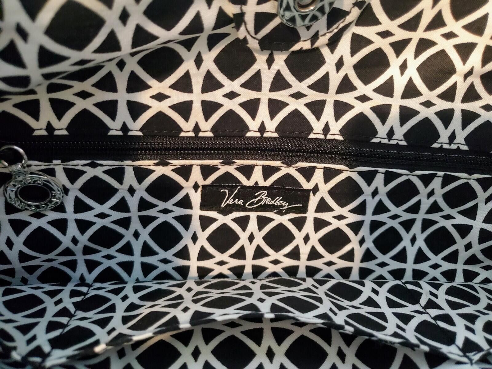 Other Vera Bradley Night & Day Pattern Black & White Shoulder Bag Size ONE SIZE - 4 Thumbnail