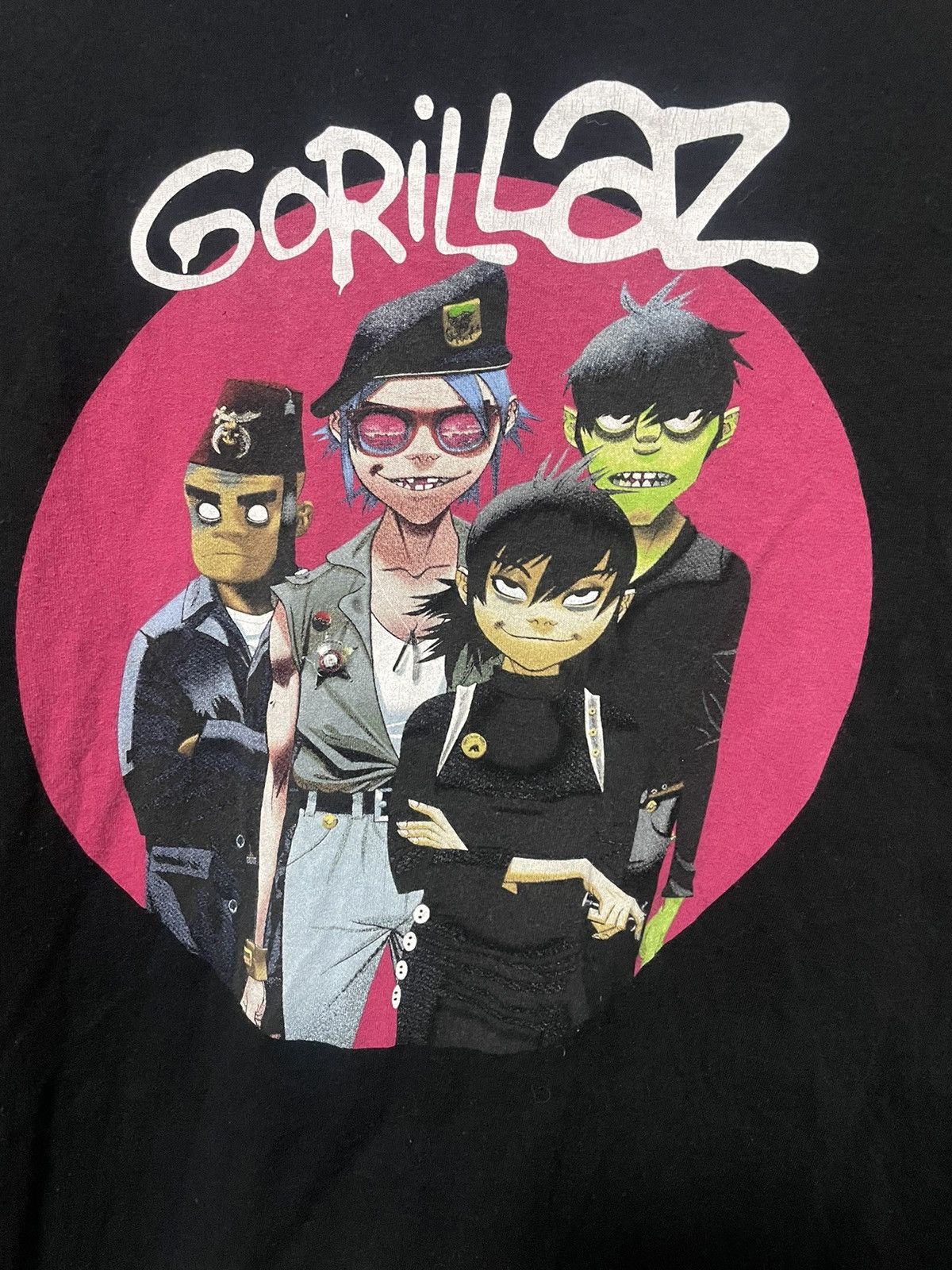 Band Tees Vintage Gorillaz Promo Album Graphic T-Shirt Y2K Band Tee Size US M / EU 48-50 / 2 - 2 Thumbnail