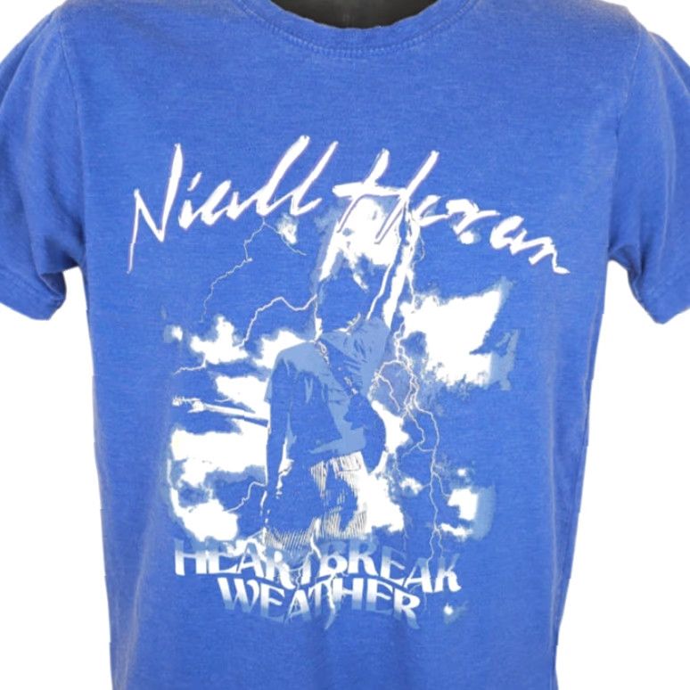 Vintage Niall Horan T Shirt Mens Size Small Blue 2020 Heartbreak Weather Album Mens T-Shirt Blue Small Front Streetwear 2020s Size US S / EU 44-46 / 1 - 2 Thumbnail
