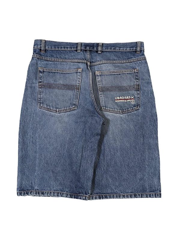 image of Archival Clothing x Jnco Baggy Jorts Usa Hiphop Us40 in Denim, Men's (Size 36)