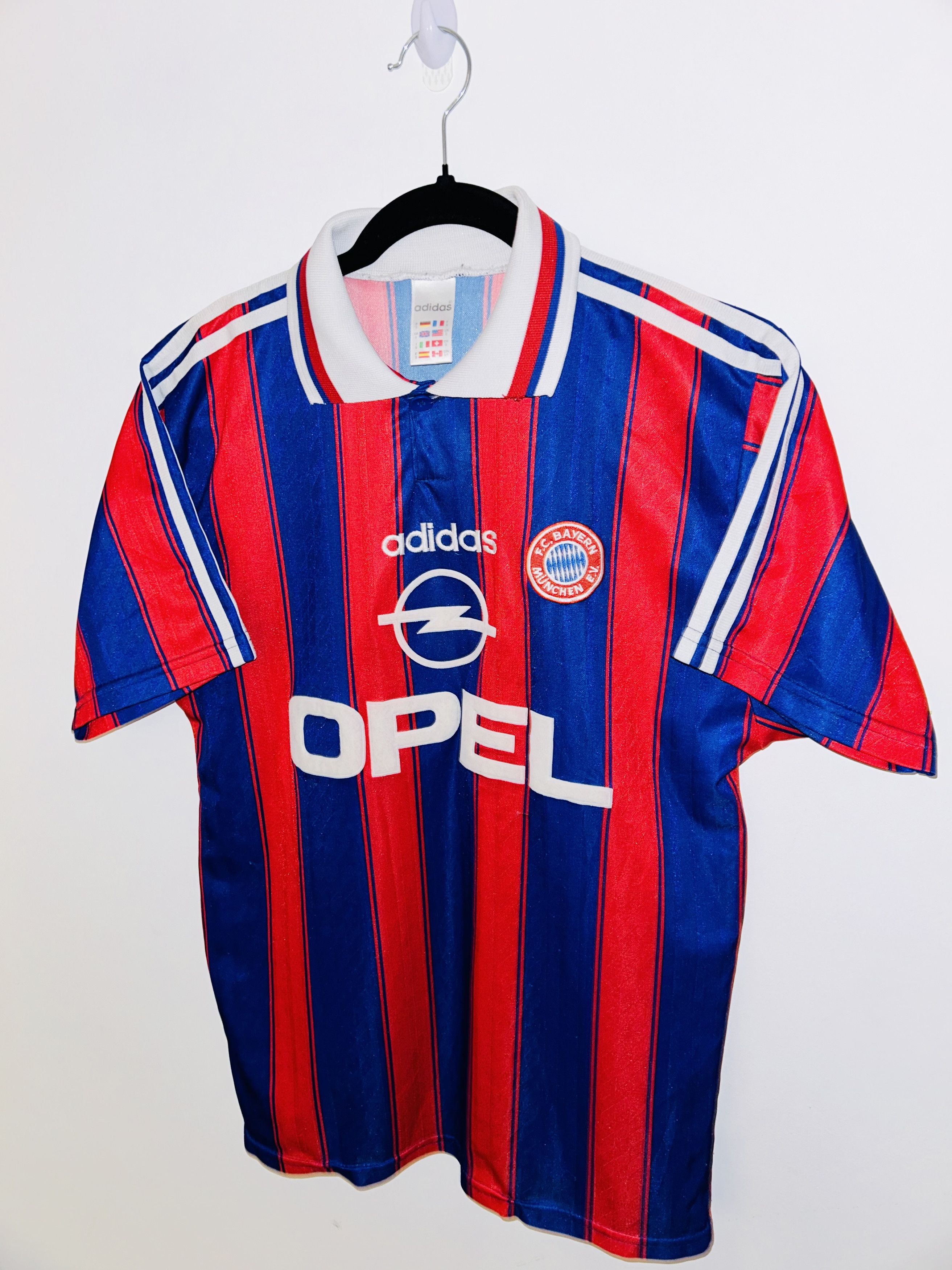Adidas × Vintage bayern munich 1995/96 scholl home jersey Size US S / EU 44-46 / 1 - 3 Thumbnail