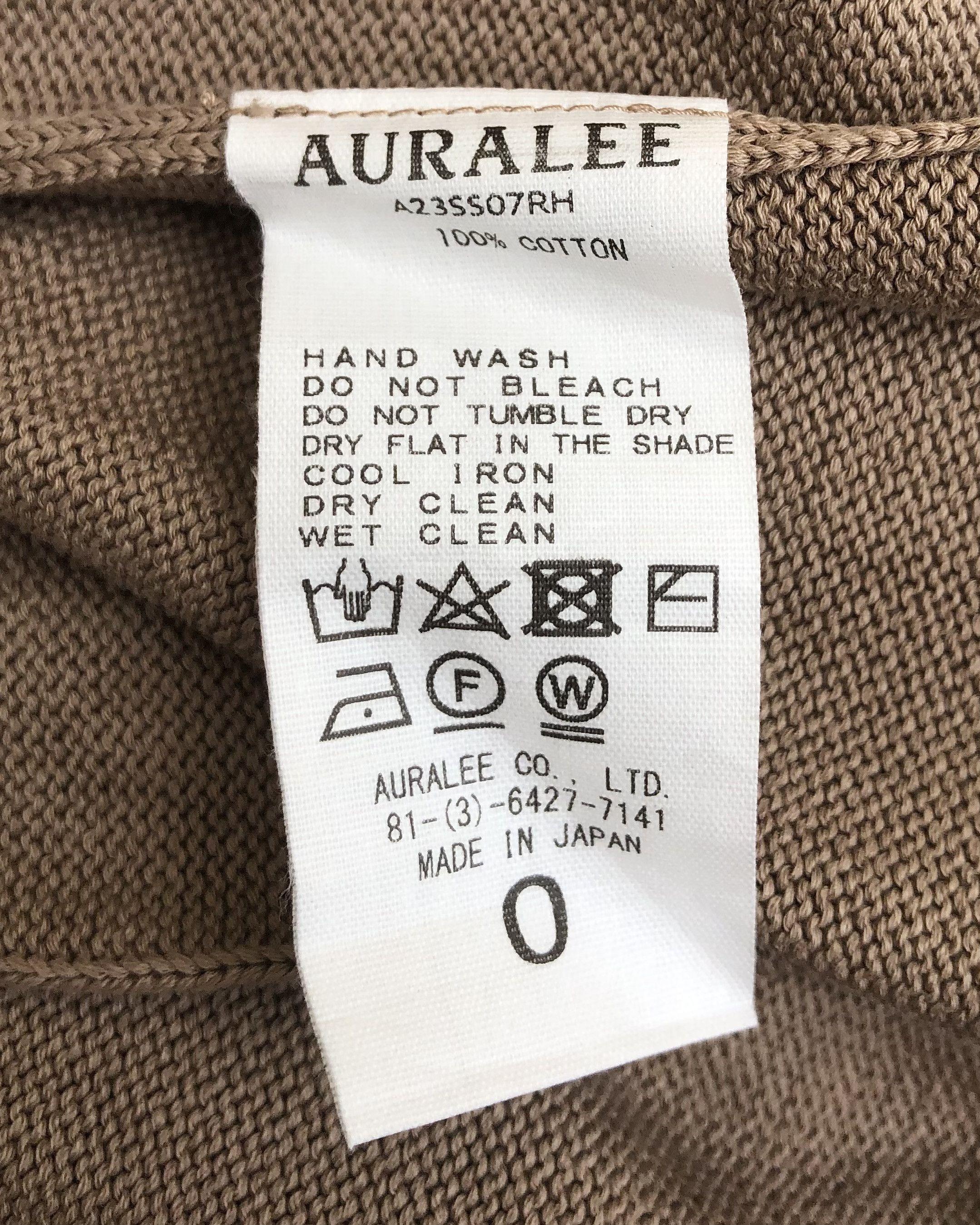 Auralee AURALEE for Ron Herman Dry Cotton Pleated Knitted Skirts Size 25" / US 0 / IT 36 - 4 Thumbnail