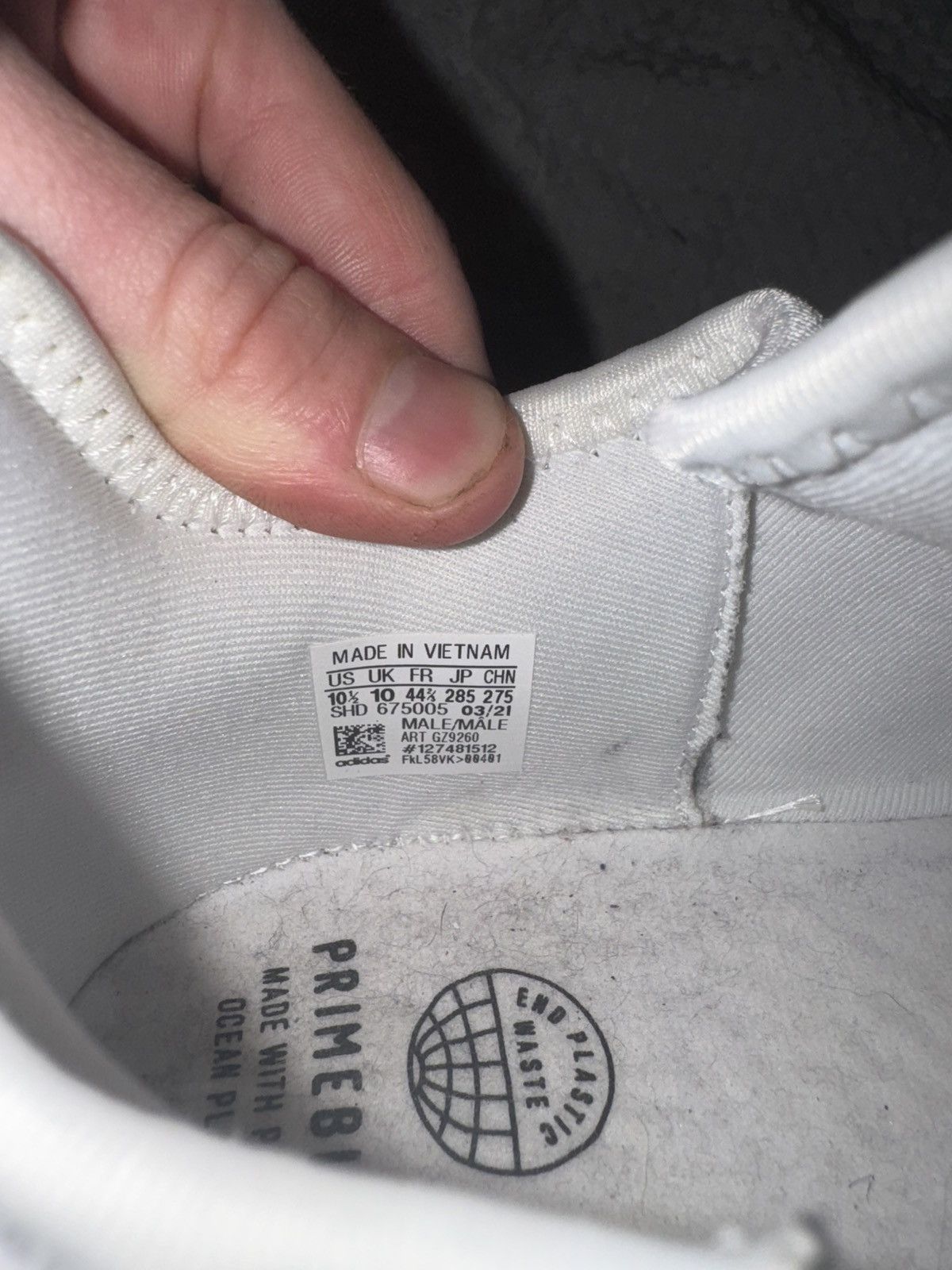 Adidas Addidas nmd white mens 10.5 Size US 10.5 / EU 43-44 - 6 Thumbnail