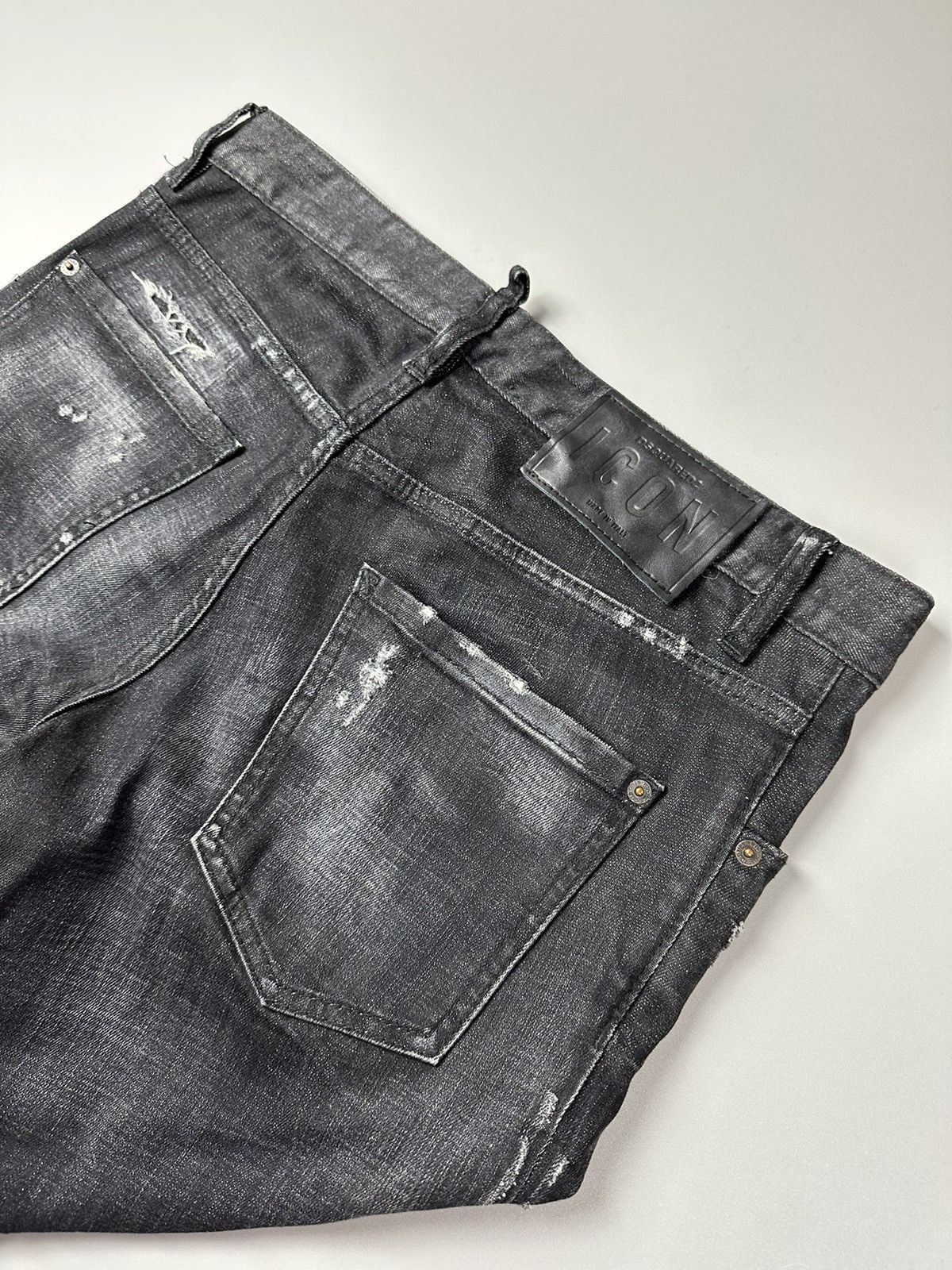Dsquared2 Dsquared2 Rip Style Stripe Logo Jeans w32 Size US 32 / EU 48 - 3 Thumbnail