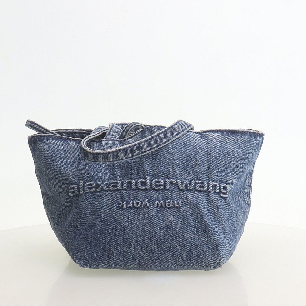 Alexander Wang Alexander Wang Denim Logo Tote Bag One Size Size ONE SIZE - 1 Thumbnail
