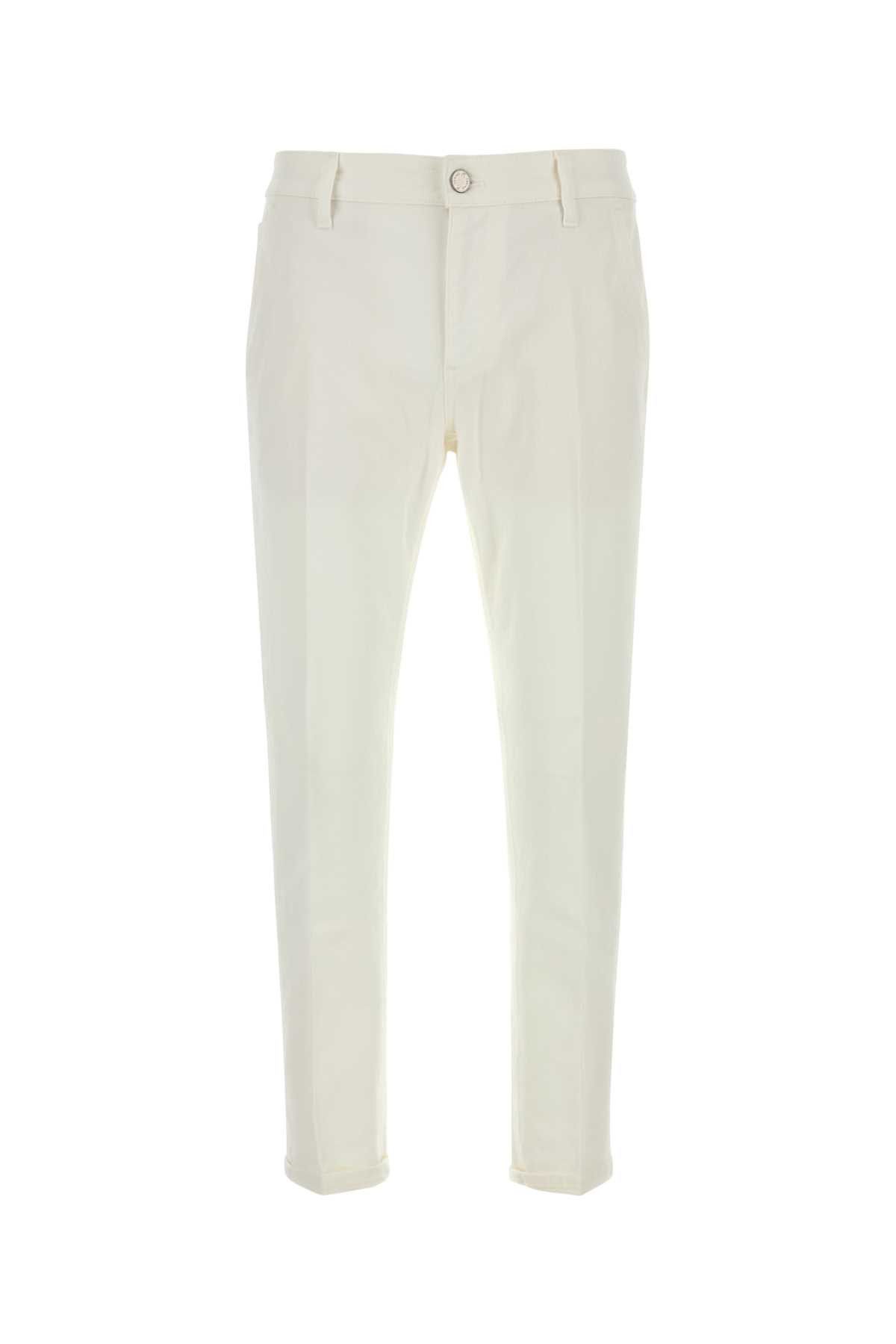 PT Torino White Stretch Denim Jeans Size US 33 - 1 Thumbnail