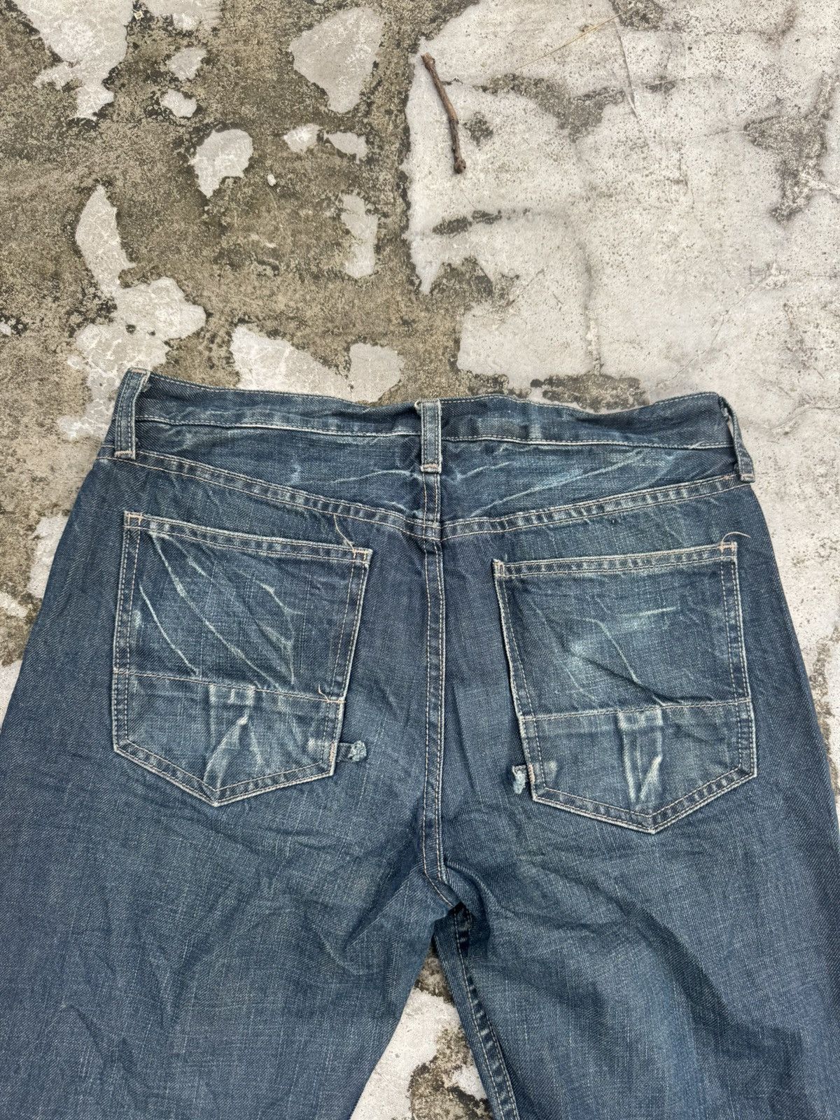 Rick Owens Rare Rick Owens Slab Denim Washed Waxed Black Jeans Size US 30 / EU 46 - 5 Thumbnail