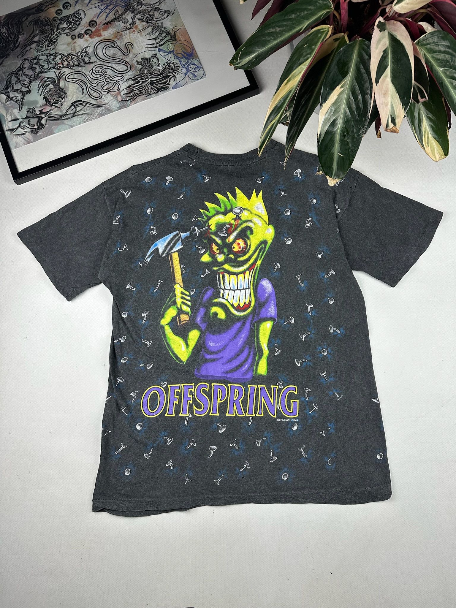 Band Tees The Offspring Vintage T-shirt AOP Size US M / EU 48-50 / 2 - 6 Thumbnail
