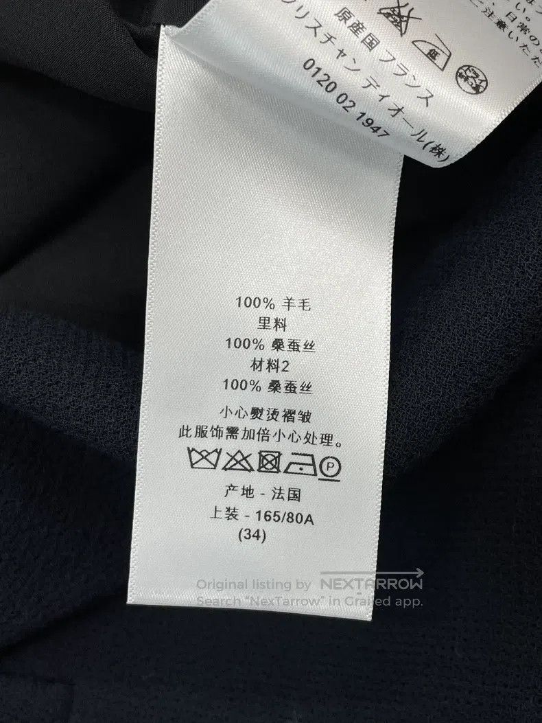 Dior Dior Dark blue suit vest stitching dress Size XXS / US 00 / IT 34 - 5 Thumbnail