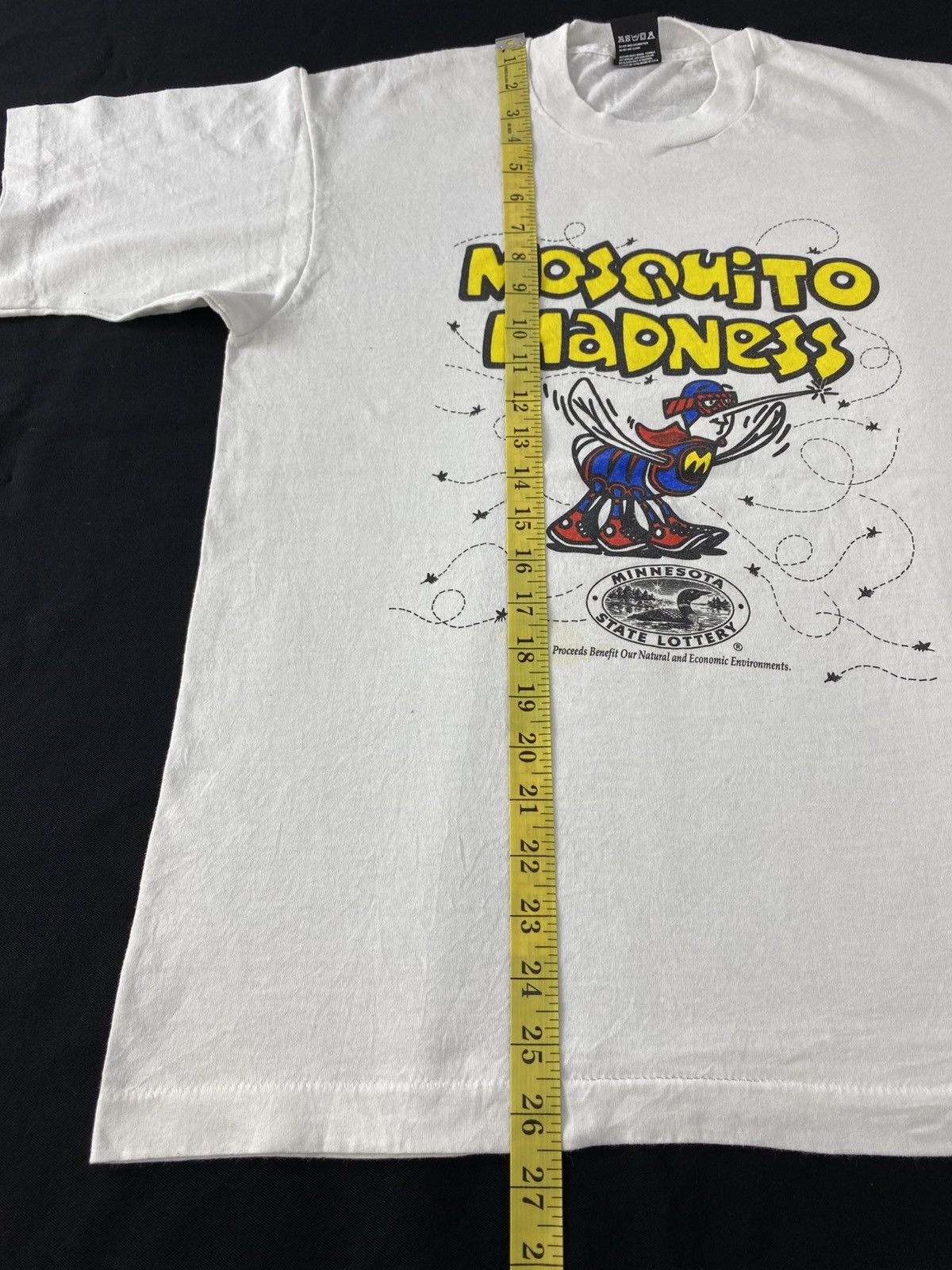 Fruit Of The Loom Vtg Screen Star Mosquito Madness Minnesota Lottery Printed Size US M / EU 48-50 / 2 - 10 Thumbnail