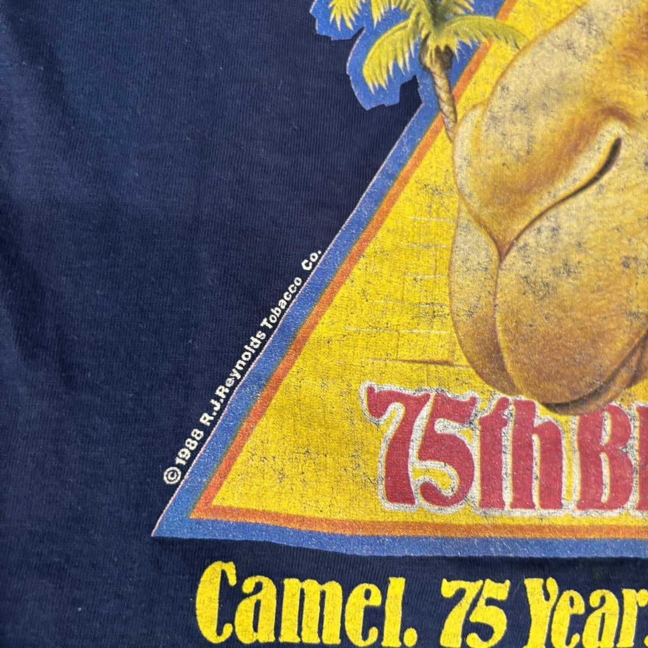Vintage Vintage 80s Camel 75th Birthday Tee Size US L / EU 52-54 / 3 - 7 Thumbnail