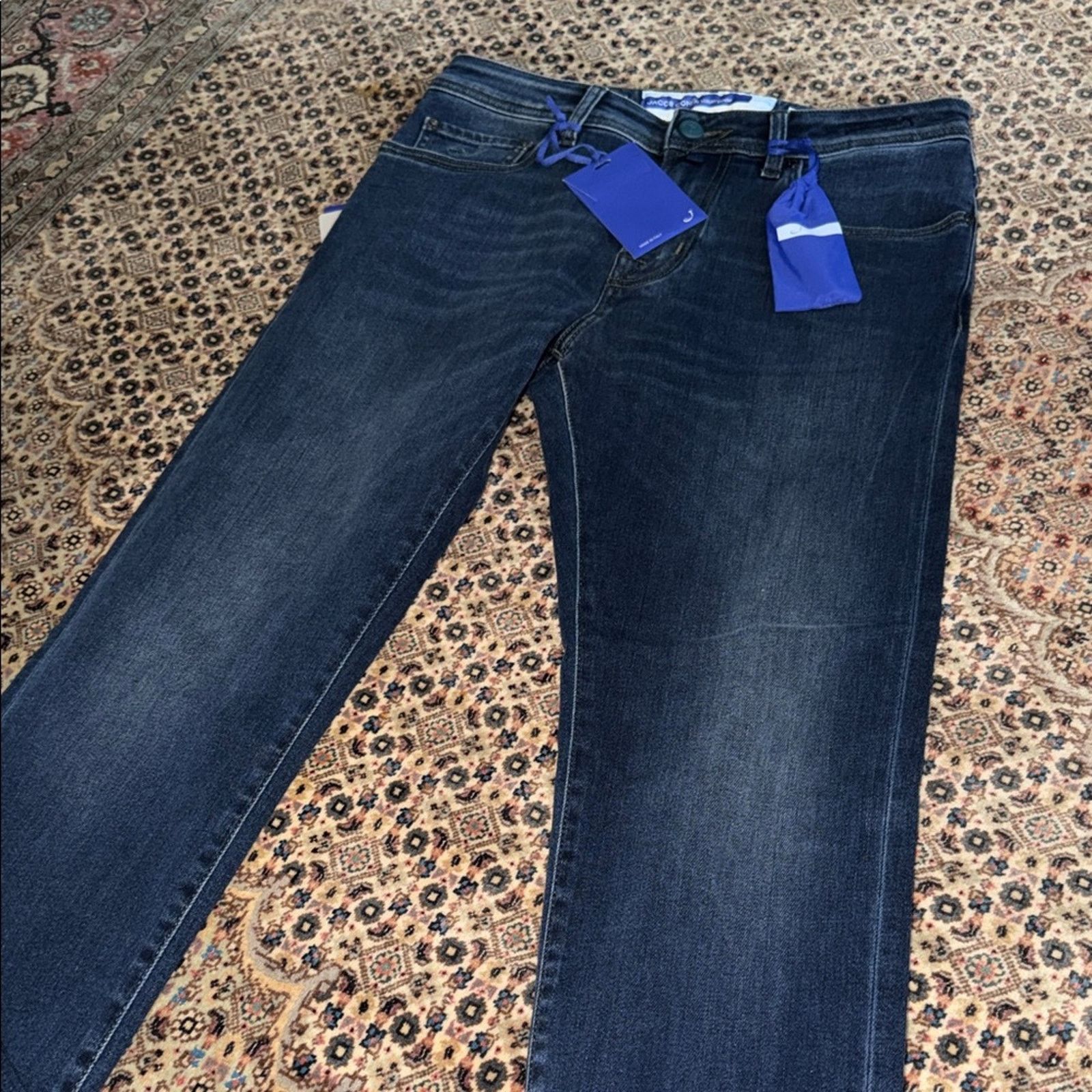 Jacob Cohen Jacob Cohen Men's Deep Indigo Slim Jeans Size 31 Size US 31 - 10 Thumbnail