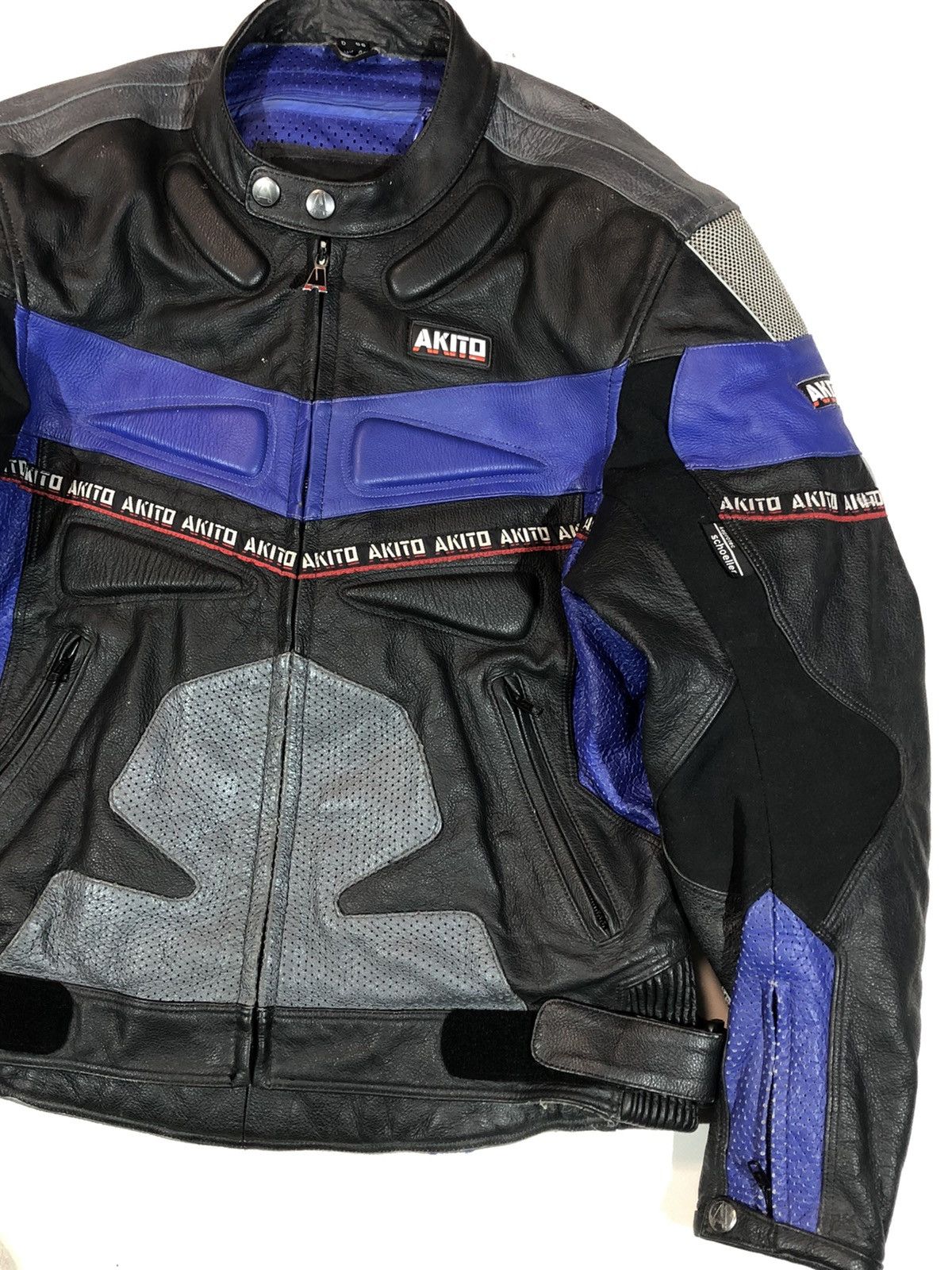 Ferrari × Honda × Yamaha Akito Motorcycle Moto Leather Jacket Racing Size US L / EU 52-54 / 3 - 4 Thumbnail