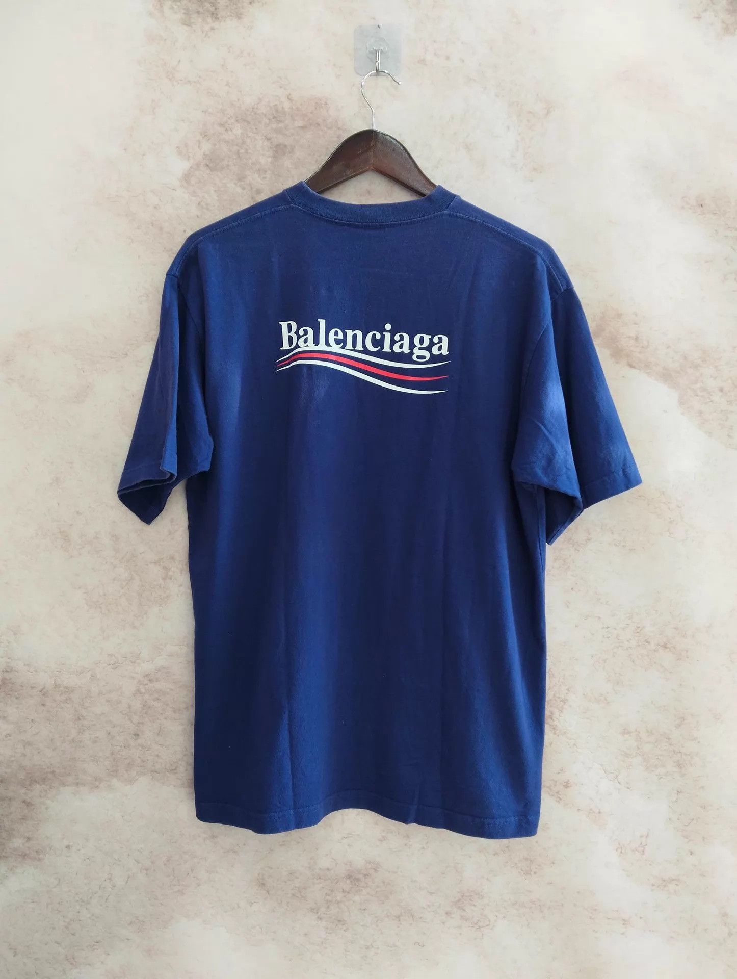 Balenciaga Balenciaga Coke Short Sleeve T-Shirt Deep Blue XXS Size US XXS / EU 40 - 2 Thumbnail