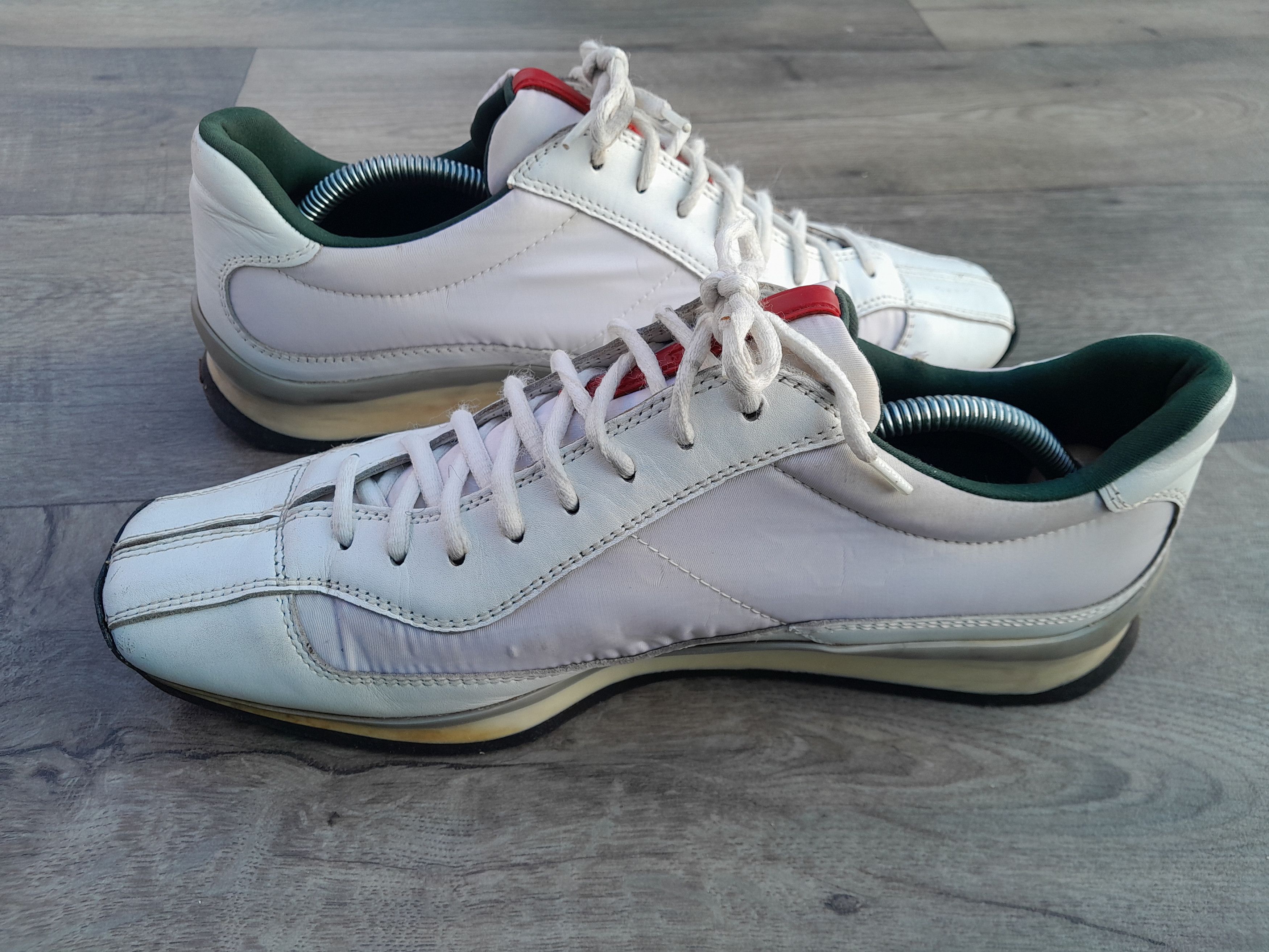 Prada PRADA Sneaker LUX ITALY Made white Men Leather/Nylon Size US 9 / EU 42 - 4 Thumbnail