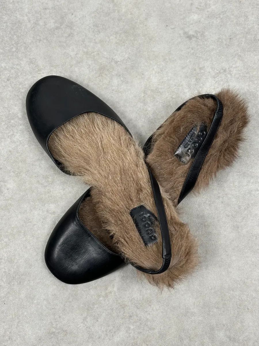 Gucci FW2014 Gucci Black Leather Heels with Swarovski Crystal Size US 9 / IT 39 - 14 Thumbnail