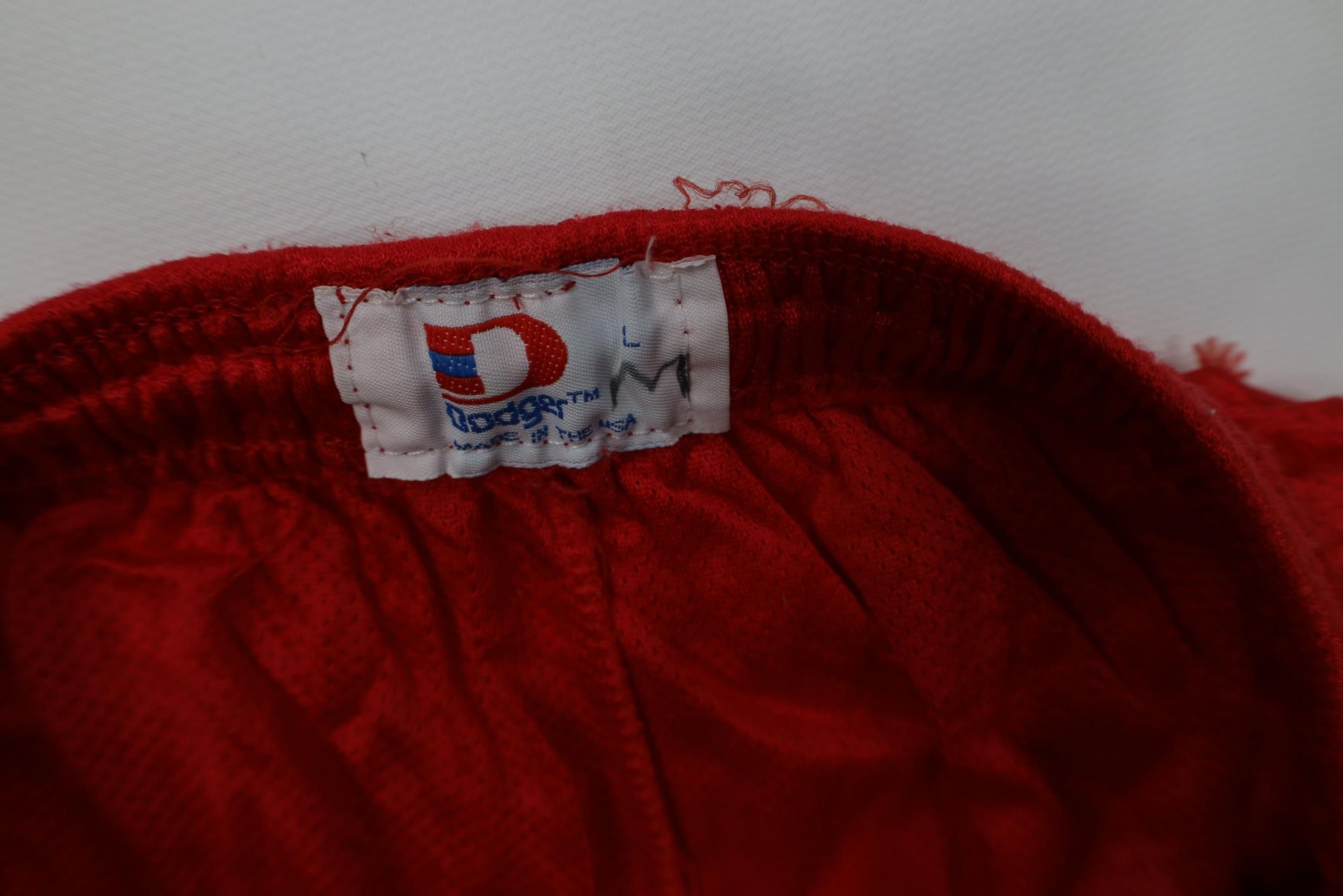 Vintage Vintage 90s Streetwear Nylon Mesh Above Knee Shorts Red USA Size US 34 / EU 50 - 6 Thumbnail
