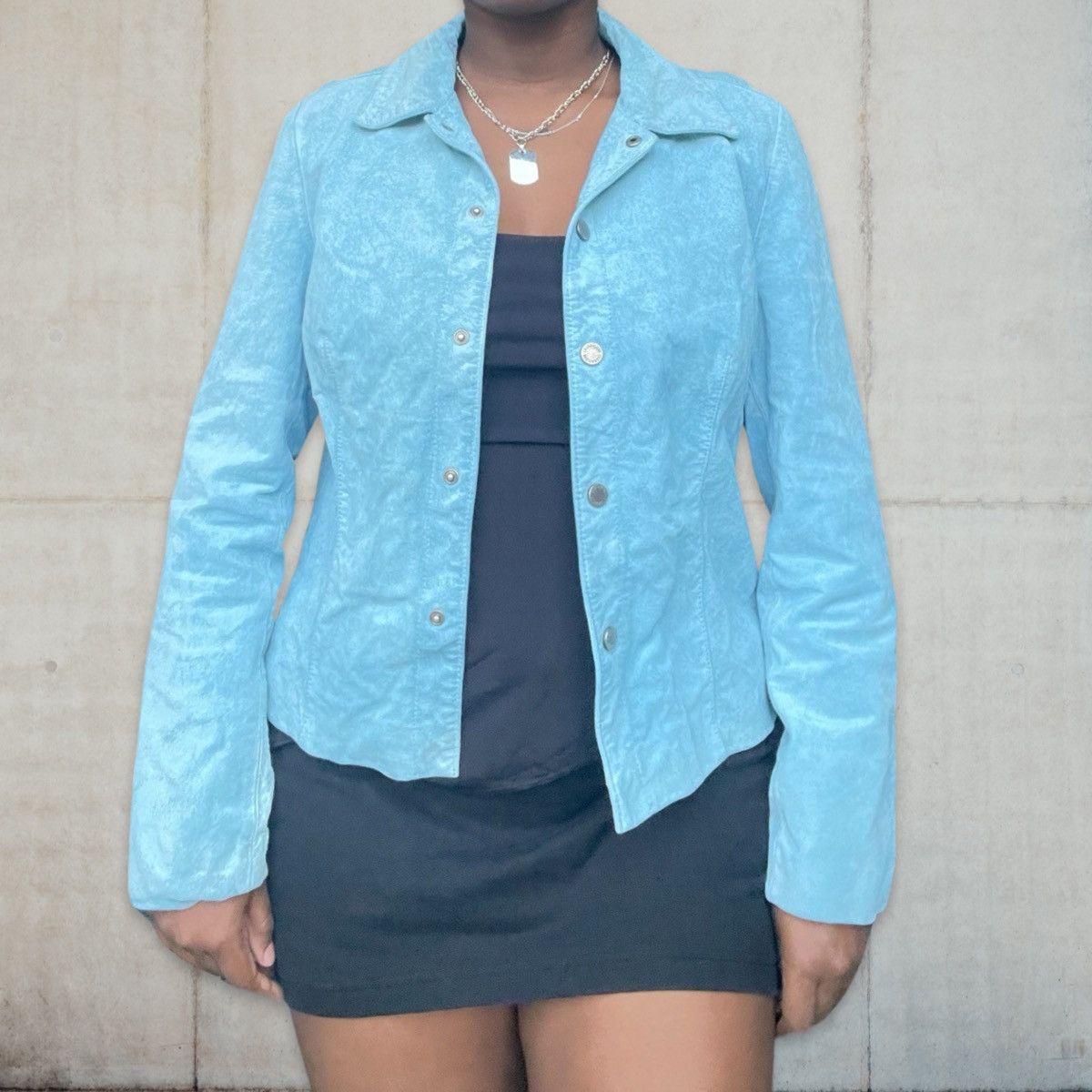 Vintage Bernardo Suede Leather Jacket Size M / US 6-8 / IT 42-44 - 3 Thumbnail
