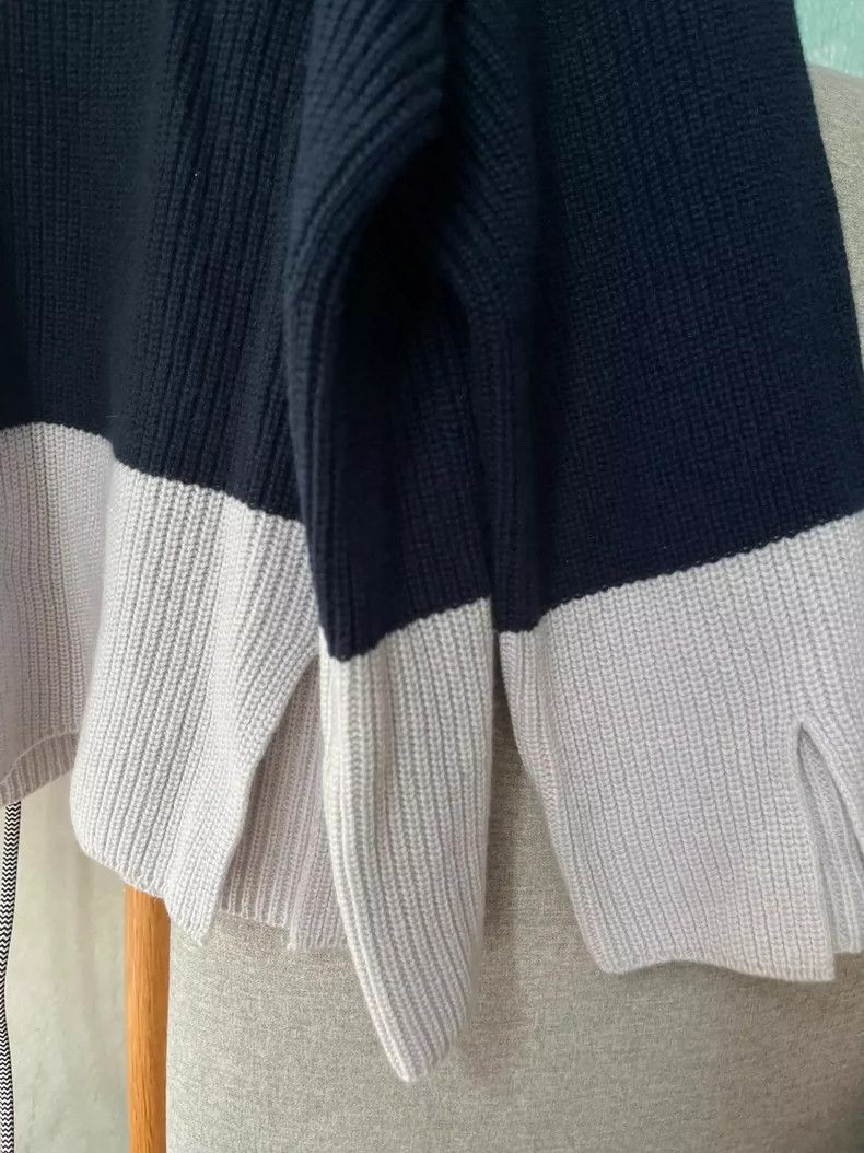 Loro Piana Loro piana Color-matched cashmere sweater 2506-Nextarrow Size L / US 10 / IT 46 - 3 Thumbnail
