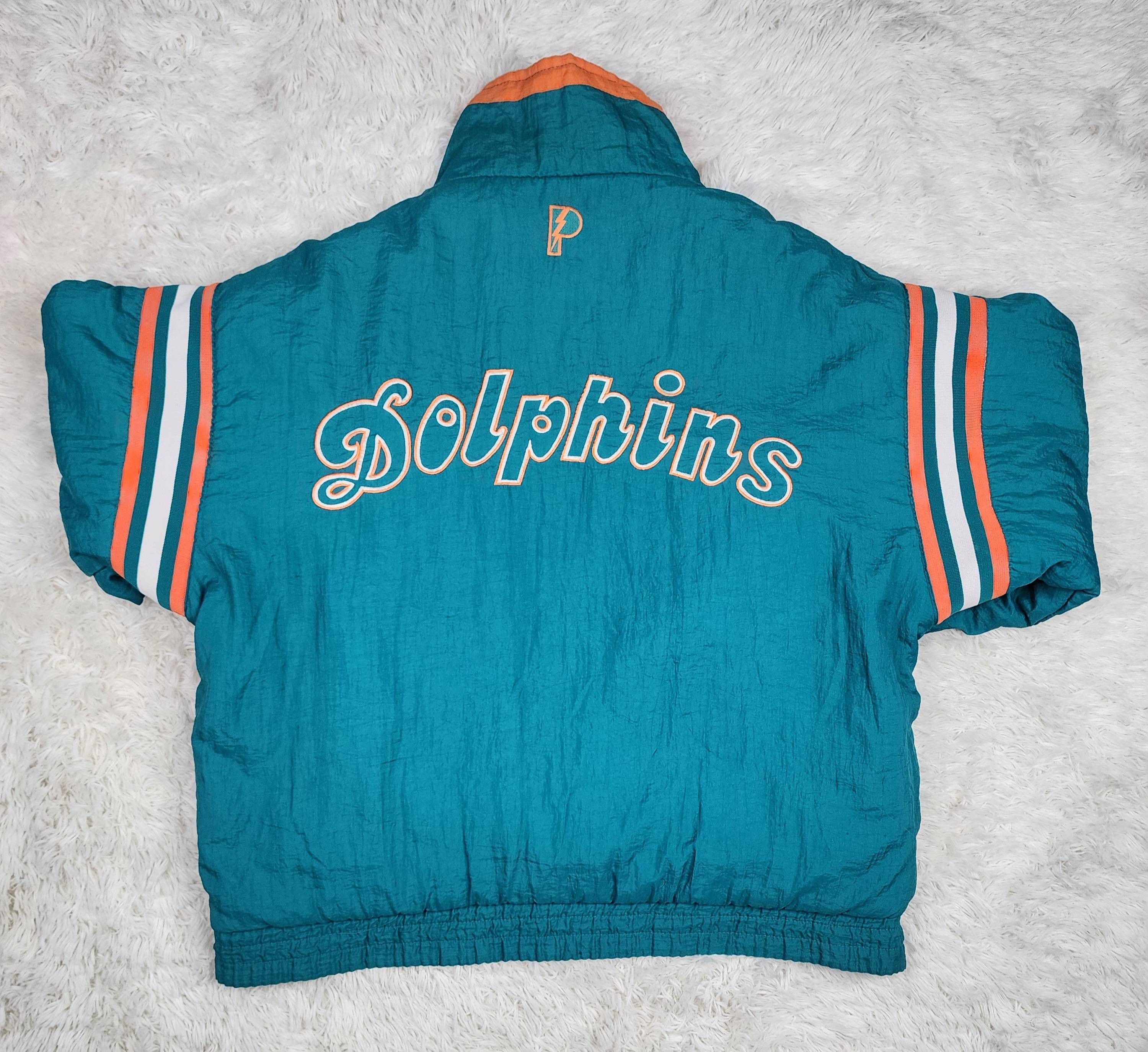 NFL Vintage Pro Player NFL Miami Dolphins reversible jacket Size US L / EU 52-54 / 3 - 4 Thumbnail