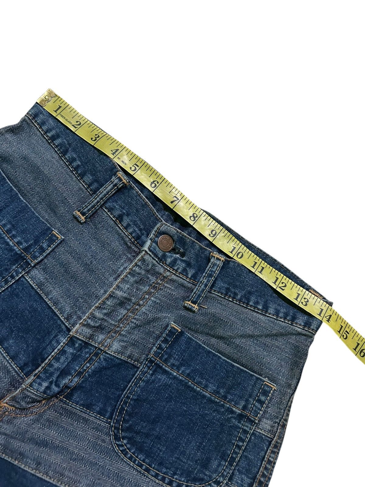Hysteric Glamour × Kapital × Vintage HYSTERIC GLAMOUR HAGI FLARE VINTAGE DENIM JEANS Size US 28 / EU 44 - 12 Thumbnail