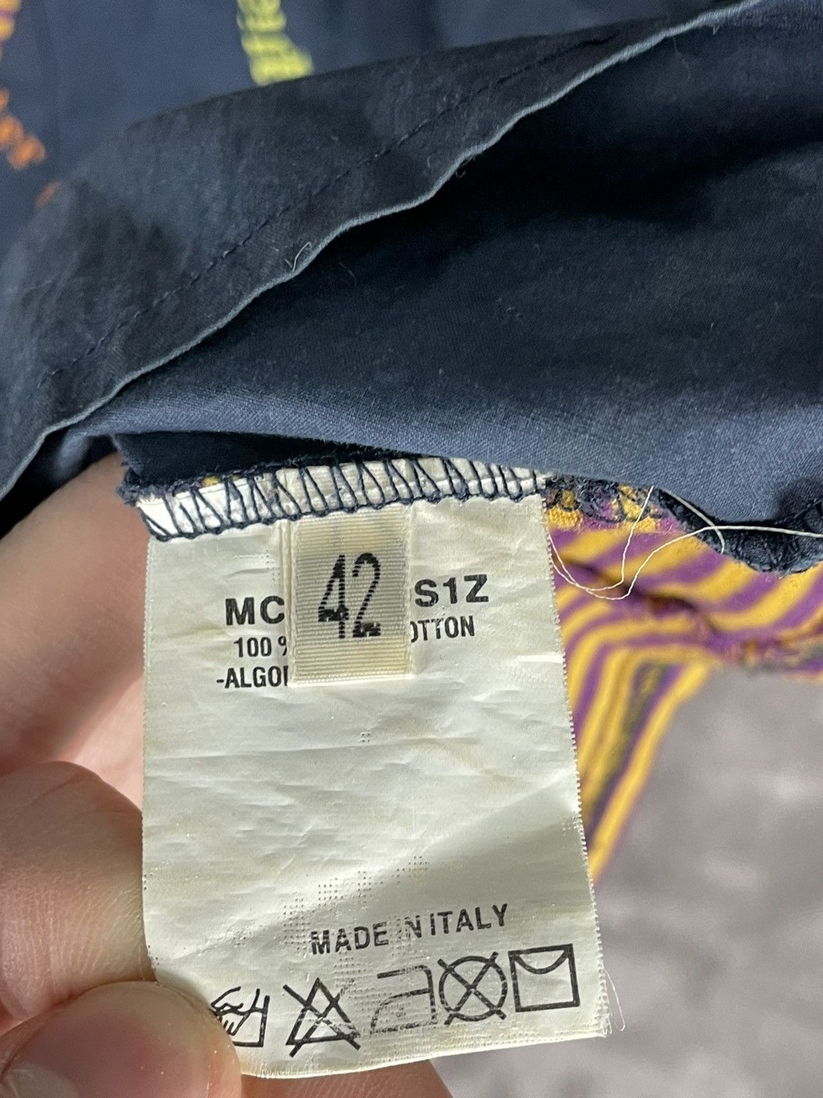 Other Y2K Coloured Avant Garde Type Button Up Shirt Size M / US 6-8 / IT 42-44 - 8 Thumbnail
