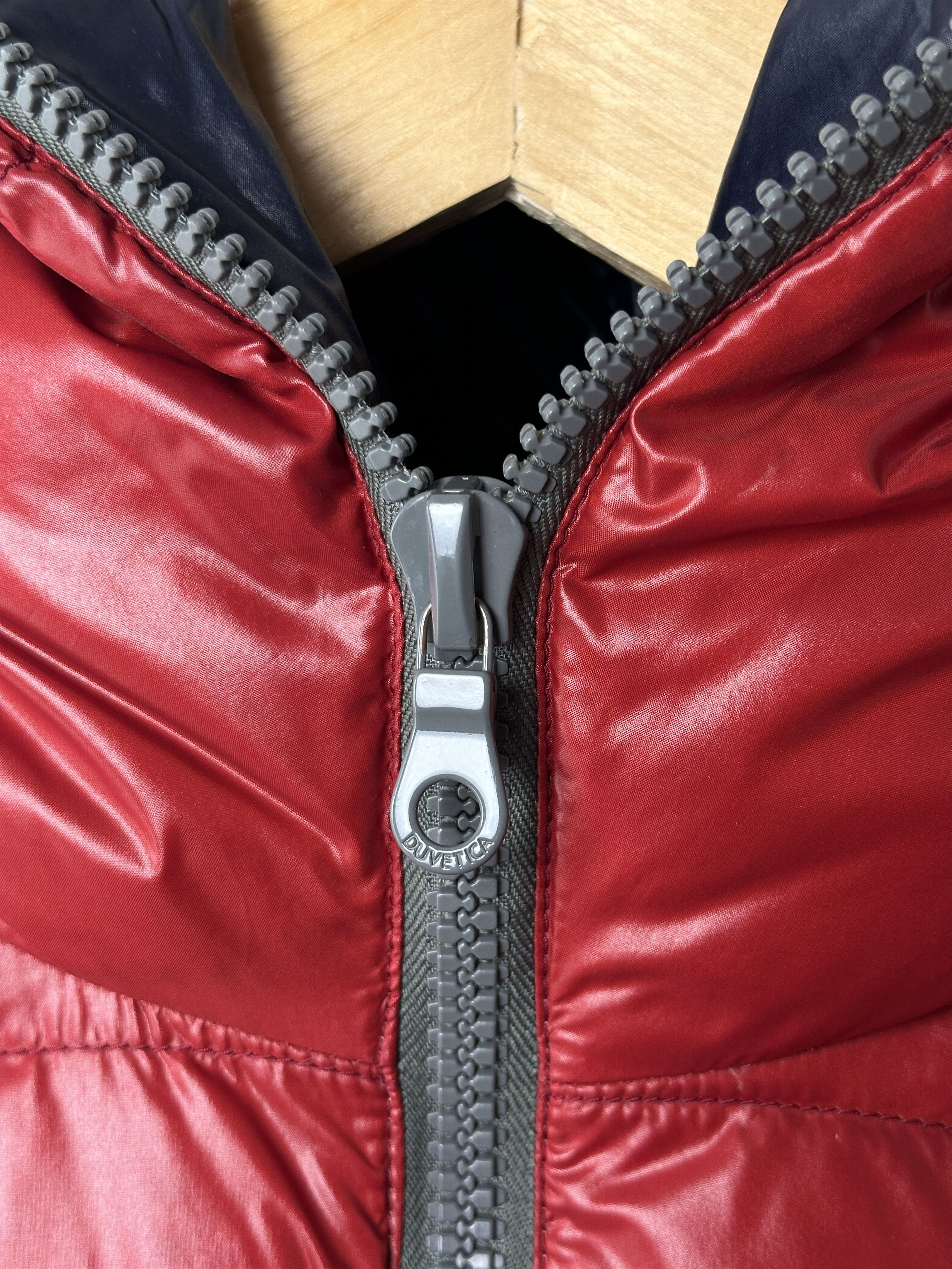 Duvetica DUVETICA Womens Red Full Zip Hooded Down Puffer Jacket Size US L / EU 52-54 / 3 - 3 Thumbnail