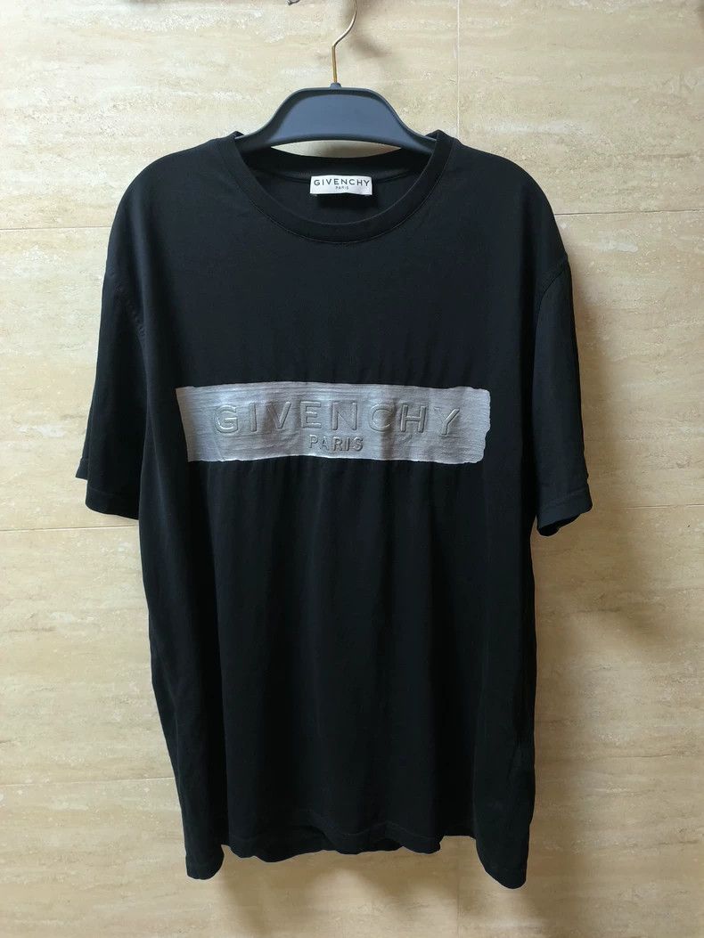 Givenchy Givenchy Short Sleeve T-Shirt with 3D Logo, Metal Print, W Size US M / EU 48-50 / 2 - 1 Thumbnail