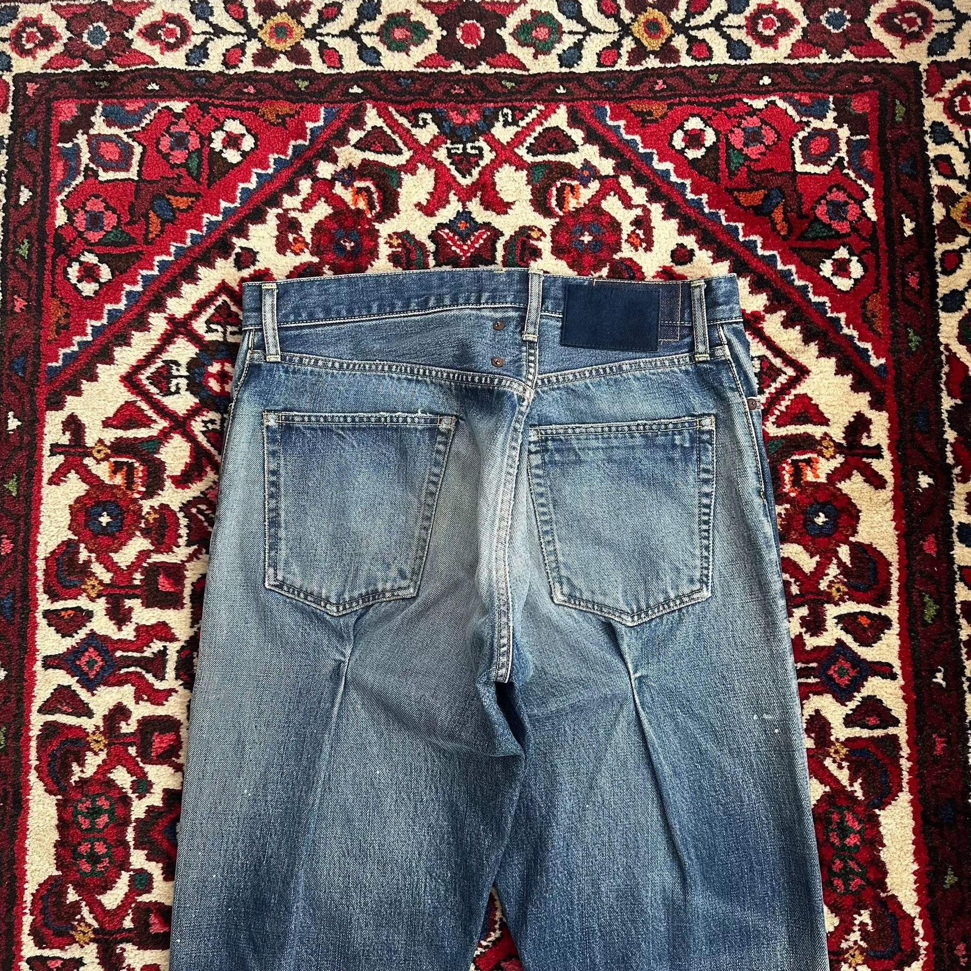 Visvim VISVIM JOURNEYMAN 3 TACKED DMGD PANTS Size US 26 / EU 42 - 4 Thumbnail