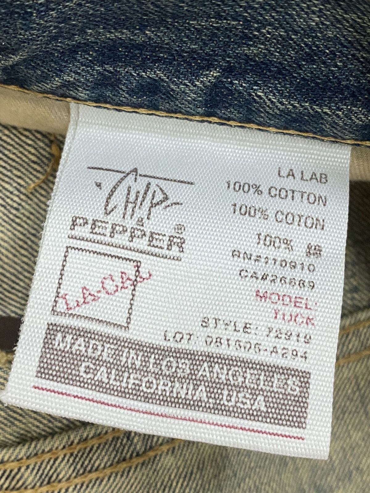 Hysteric Glamour Chip Pepper Jean Baggy Mud Washed Whisker Distressed Size US 30 / EU 46 - 20 Thumbnail
