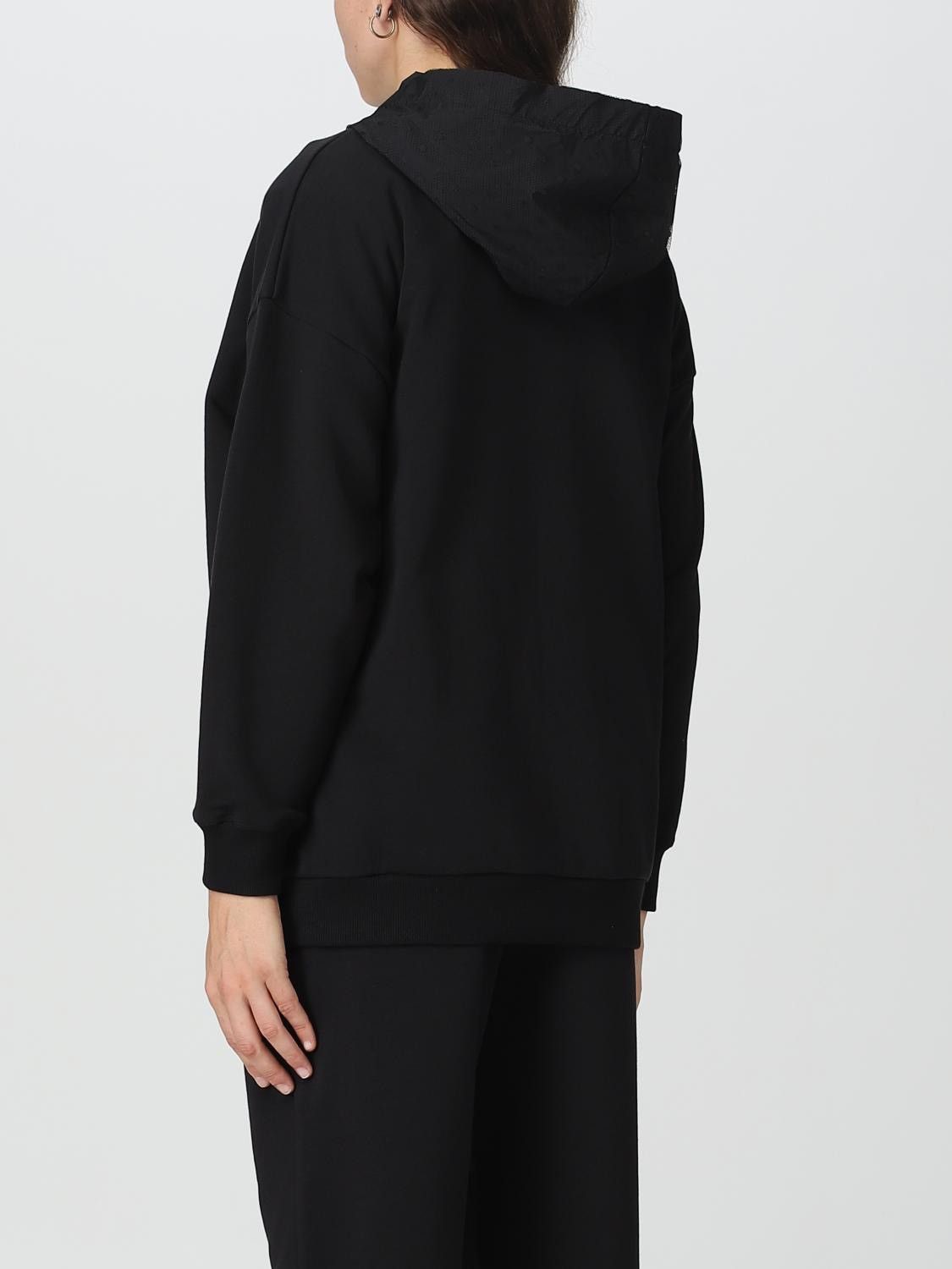 RED Valentino Red Valentino - Detailed Hood Zip Up Hoodie Size M / US 6-8 / IT 42-44 - 2 Thumbnail