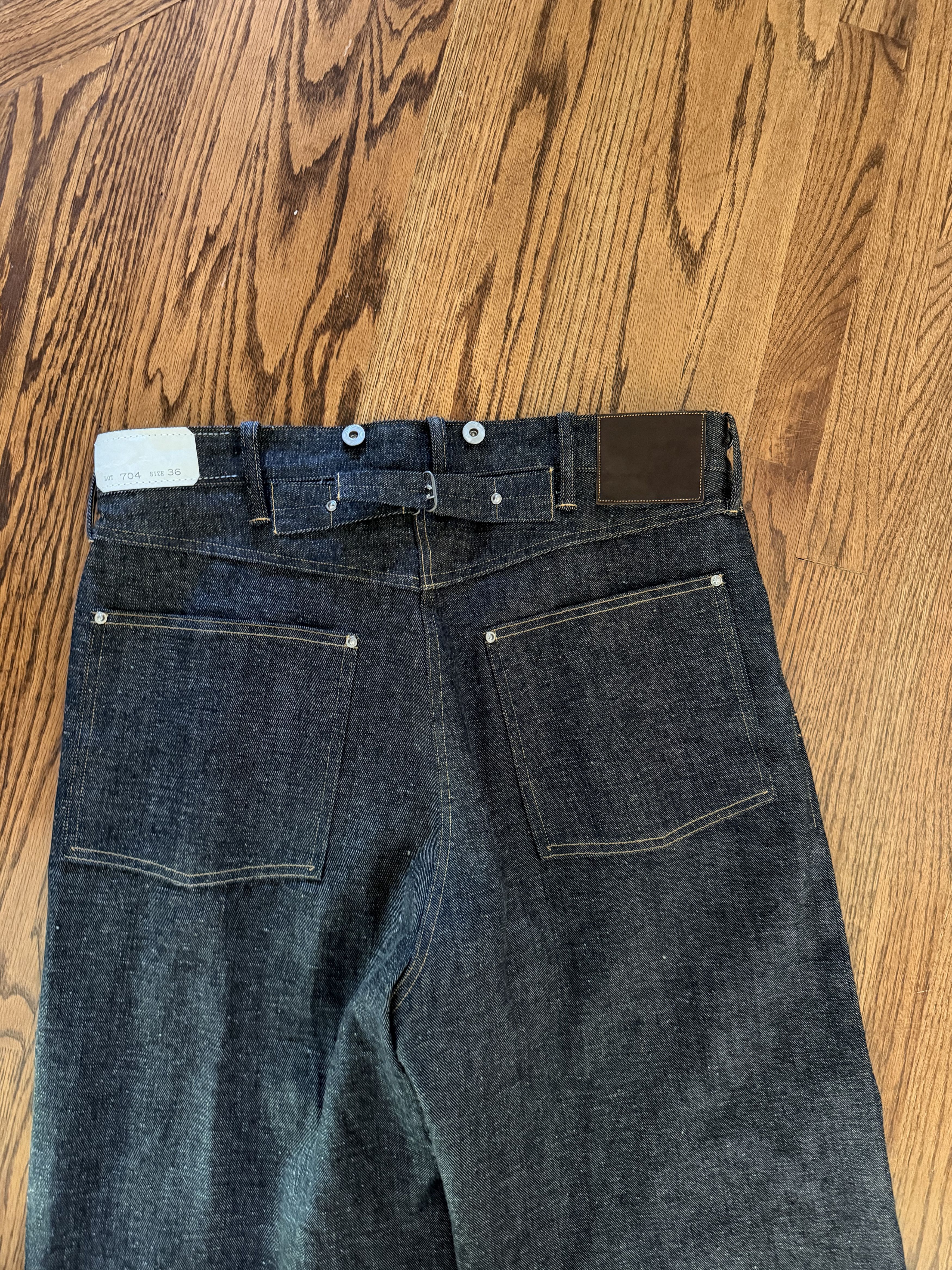Taiga Takahashi Taiga Takahashi LOT.704 DENIM TROUSERS C.1920'S Size US 36 / EU 52 - 17 Thumbnail
