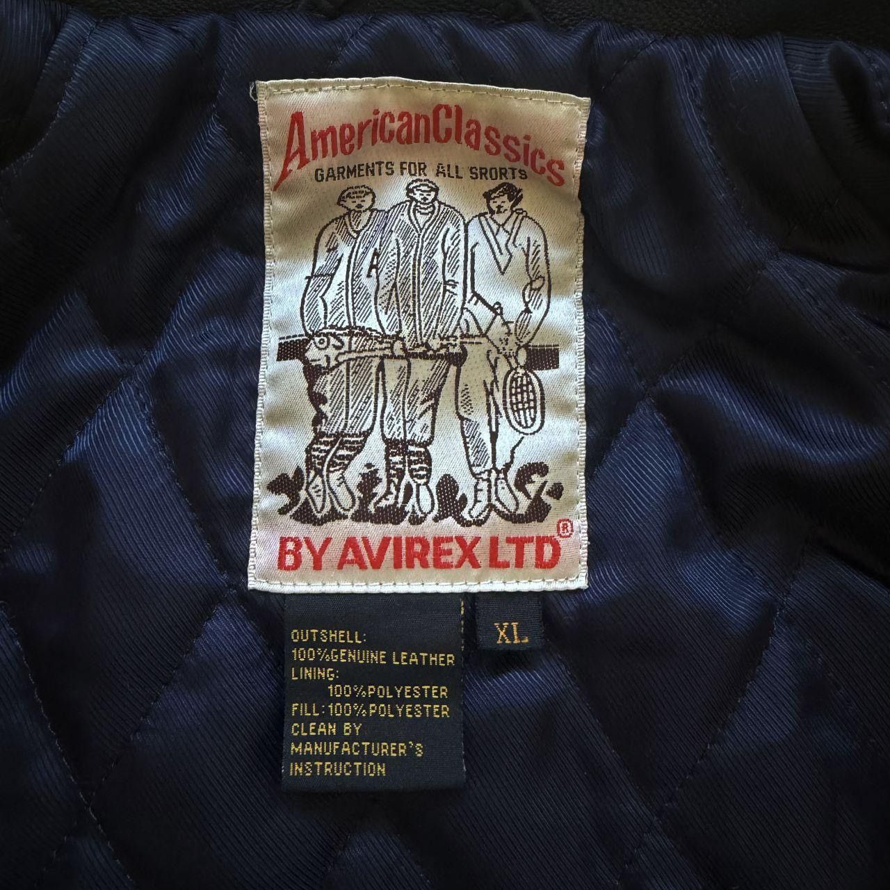 Avirex Avirex Leather Varsity Jacket Size US XL / EU 56 / 4 - 7 Thumbnail