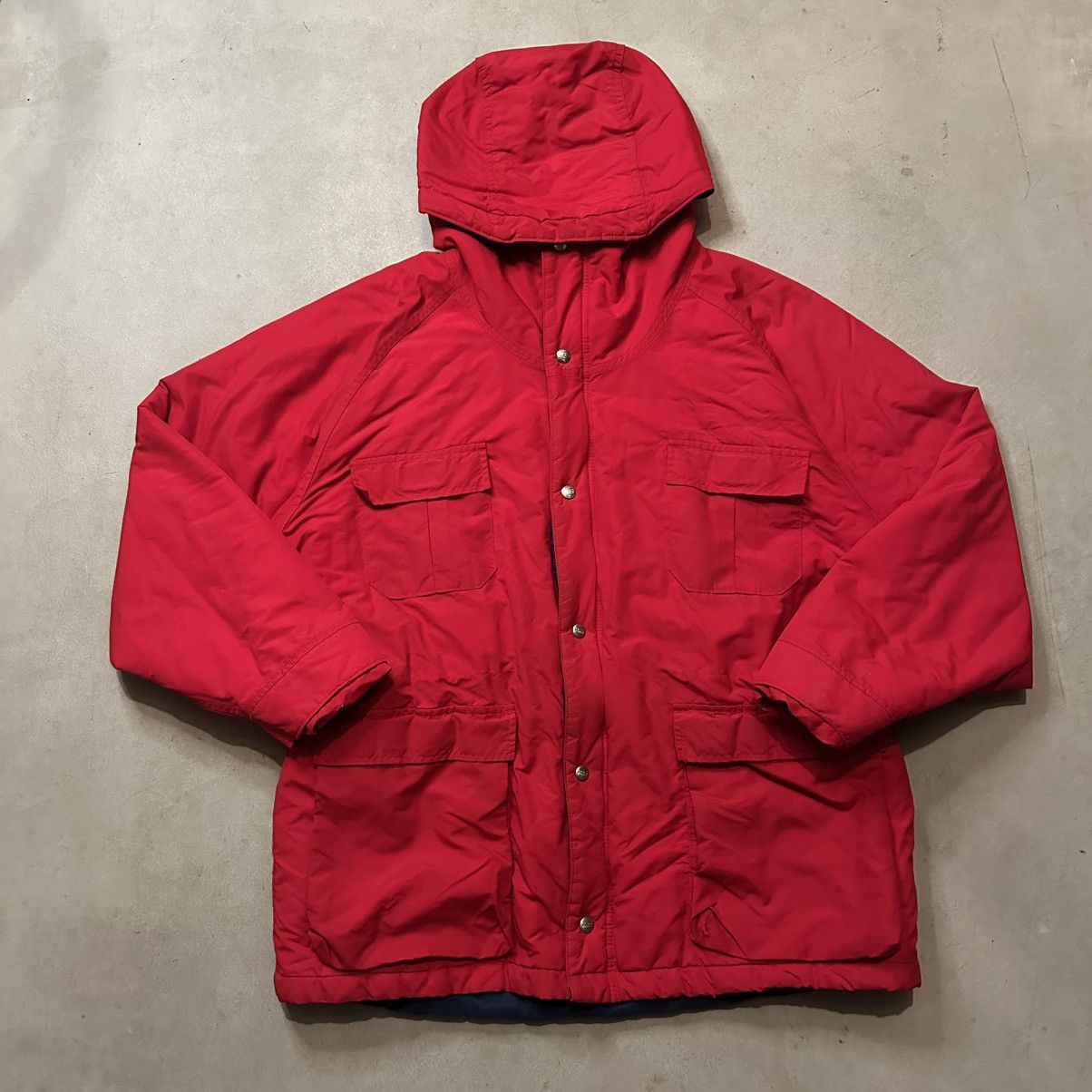 L.L. Bean Vintage 80s Red L.L. Bean Baxter State Parka Jacket Coat Size US XL / EU 56 / 4 - 1 Thumbnail