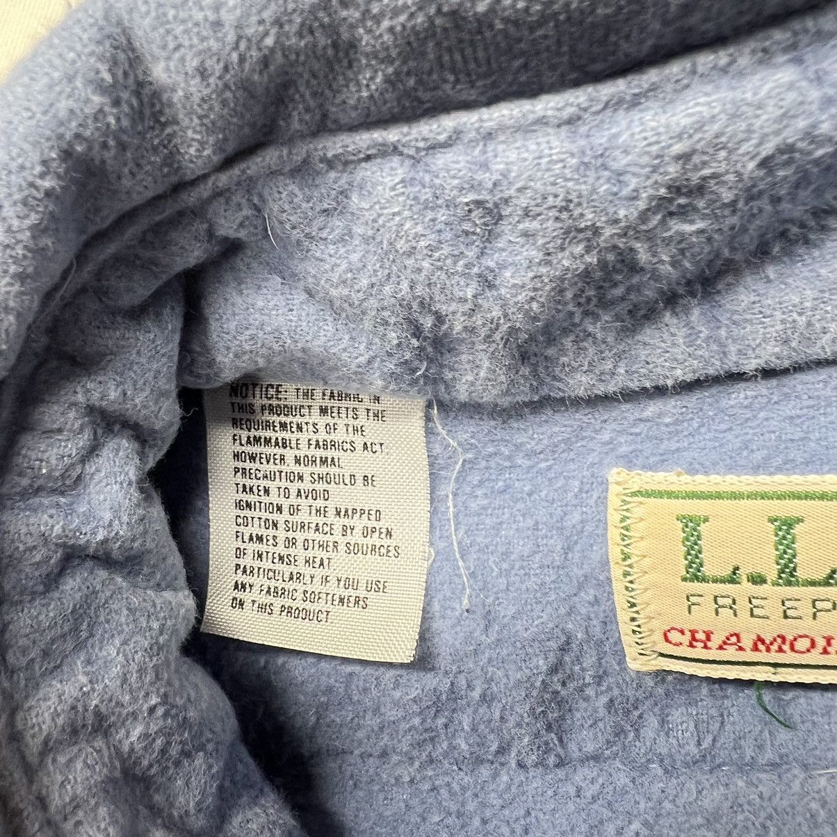 L.L. Bean × Vintage VTG LL Bean Flannel Shirt Blue Chamois Cloth Button Up Retro Size US M / EU 48-50 / 2 - 7 Thumbnail