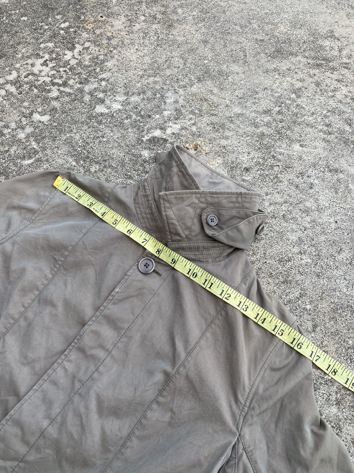 Yohji Yamamoto Y’s Yohji Yamamoto Aspesi Women’s LightweightTrench Coat Size M / US 6-8 / IT 42-44 - 14 Thumbnail