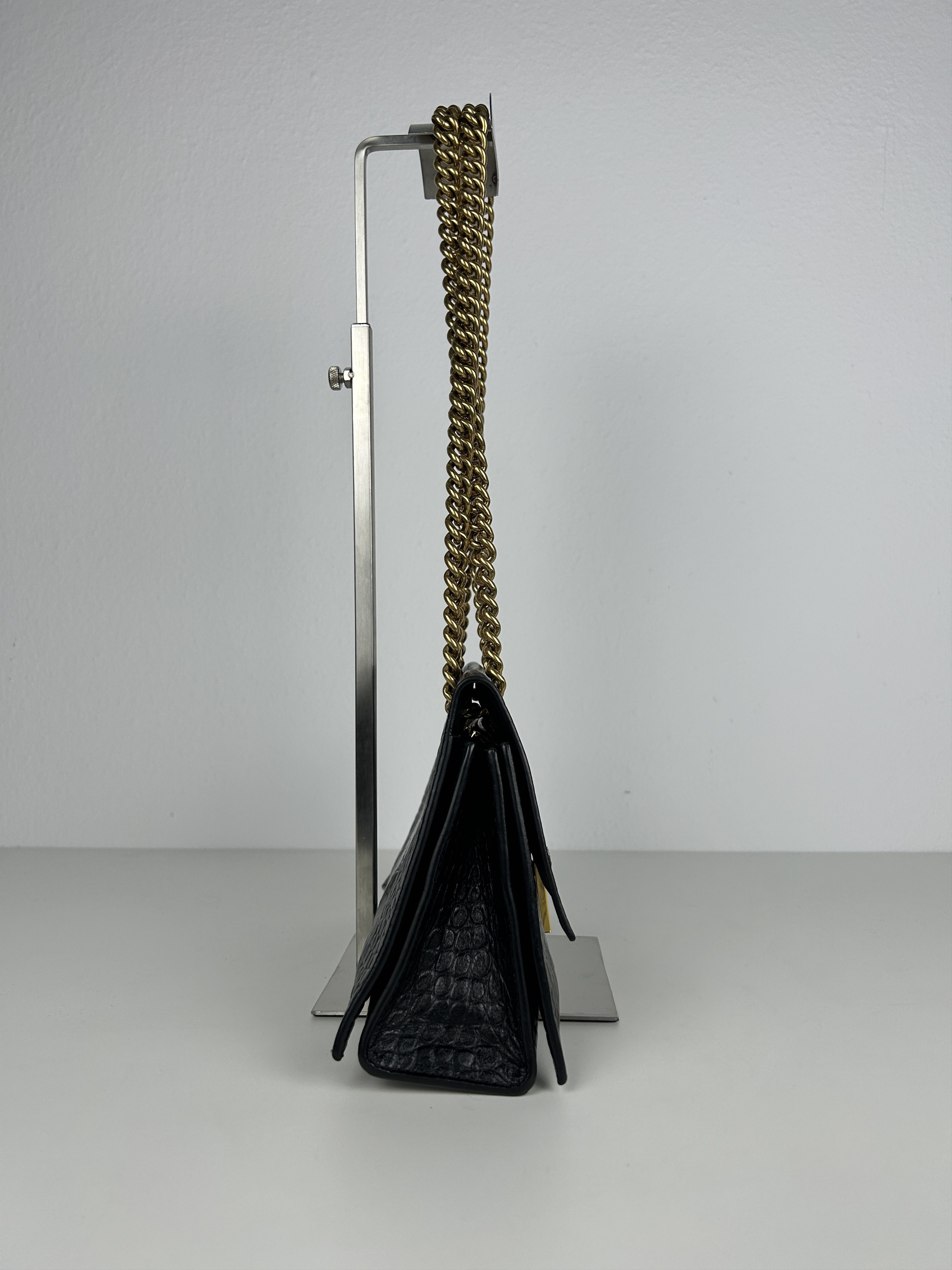 Balenciaga Balenciaga hourglass in black embossed calf leather Size ONE SIZE - 2 Thumbnail