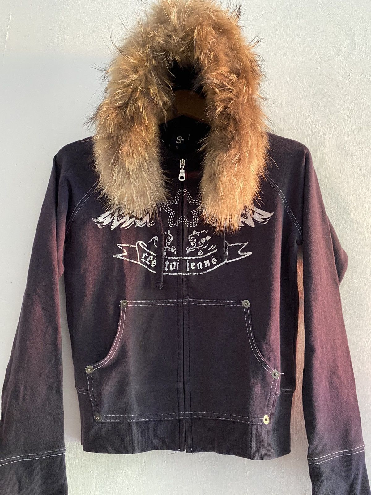 20471120 Espin italy faux fur hoodie lgb style Size US M / EU 48-50 / 2 - 2 Thumbnail