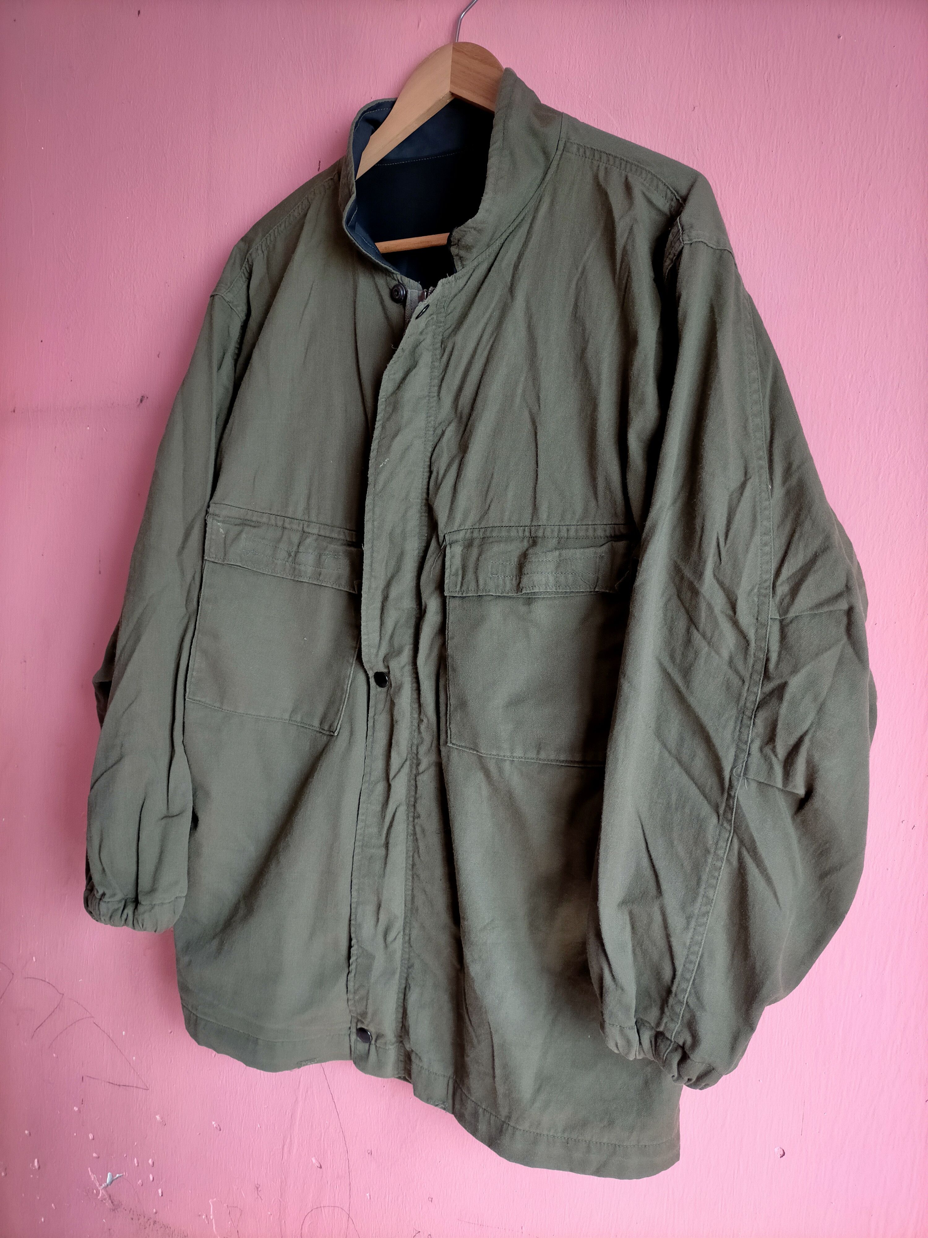 Vintage 70s Us Army Suit Chemical Protective Jacket