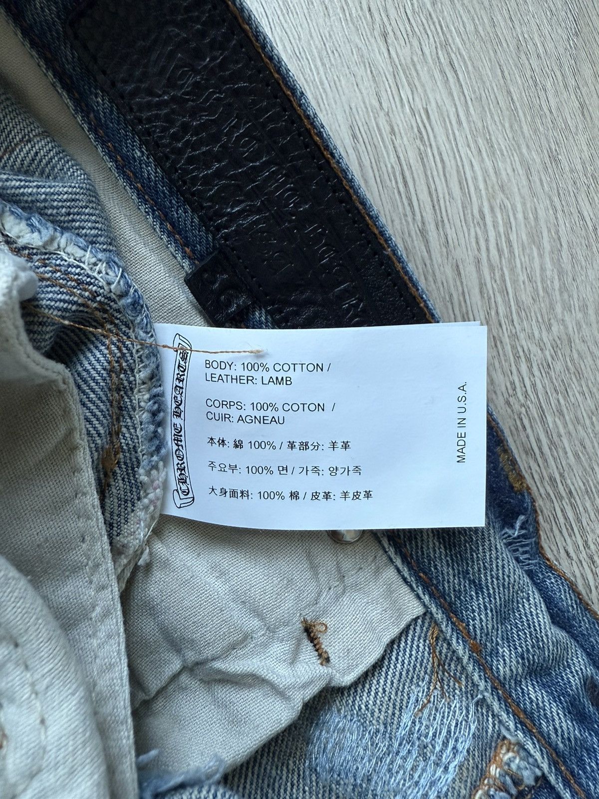 Chrome Hearts Chrome Hearts Levi’s 501 Denim Jeans Size US 36 / EU 52 - 12 Thumbnail