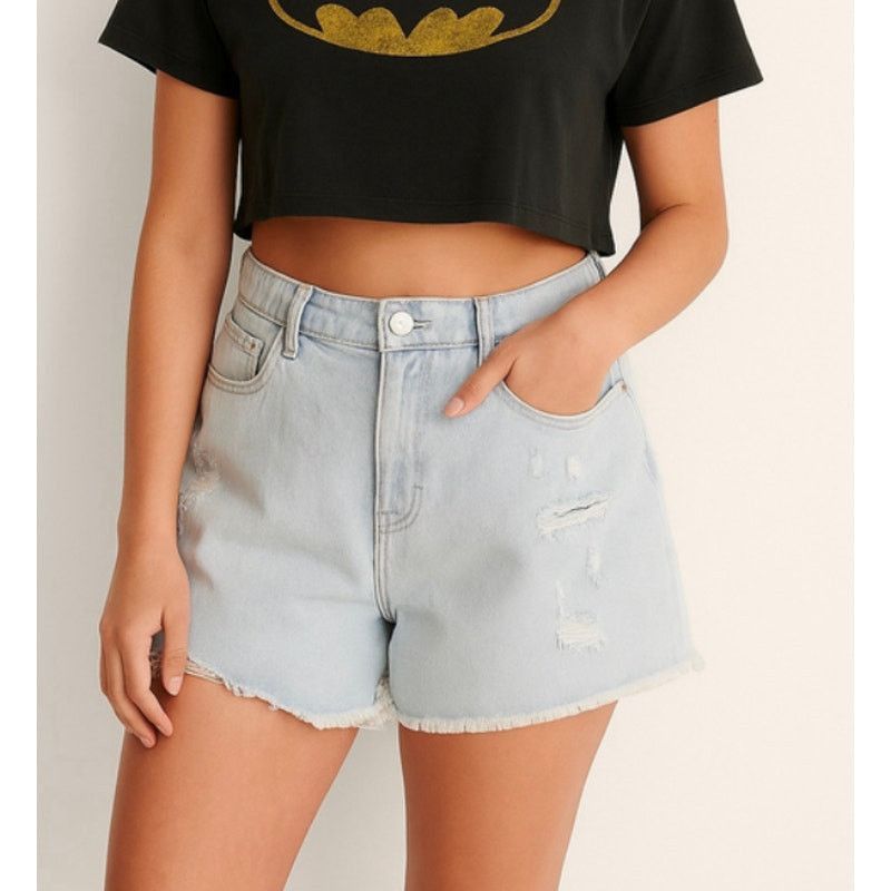 Other Wild Fable High-Rise Distressed Denim Cutoff Shorts 17 Size 37" - 1 Thumbnail