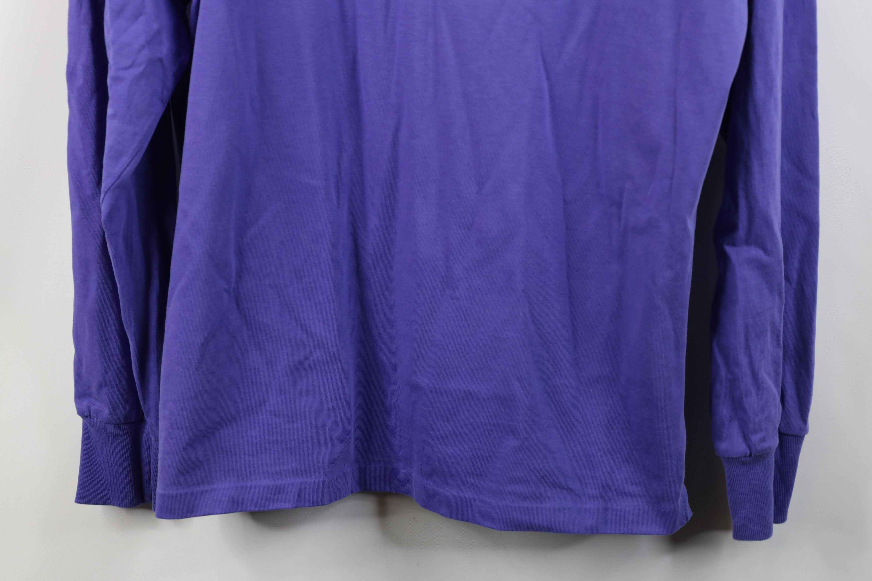 Lands' End Vintage 90s Lands End Mock Neck Long Sleeve T-Shirt USA Size US L / EU 52-54 / 3 - 3 Thumbnail