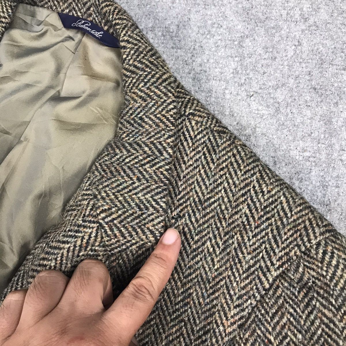 Harris Tweed × Vintage HARRIS TWEED WOOL BLAZER JACKET Size US M / EU 48-50 / 2 - 5 Thumbnail