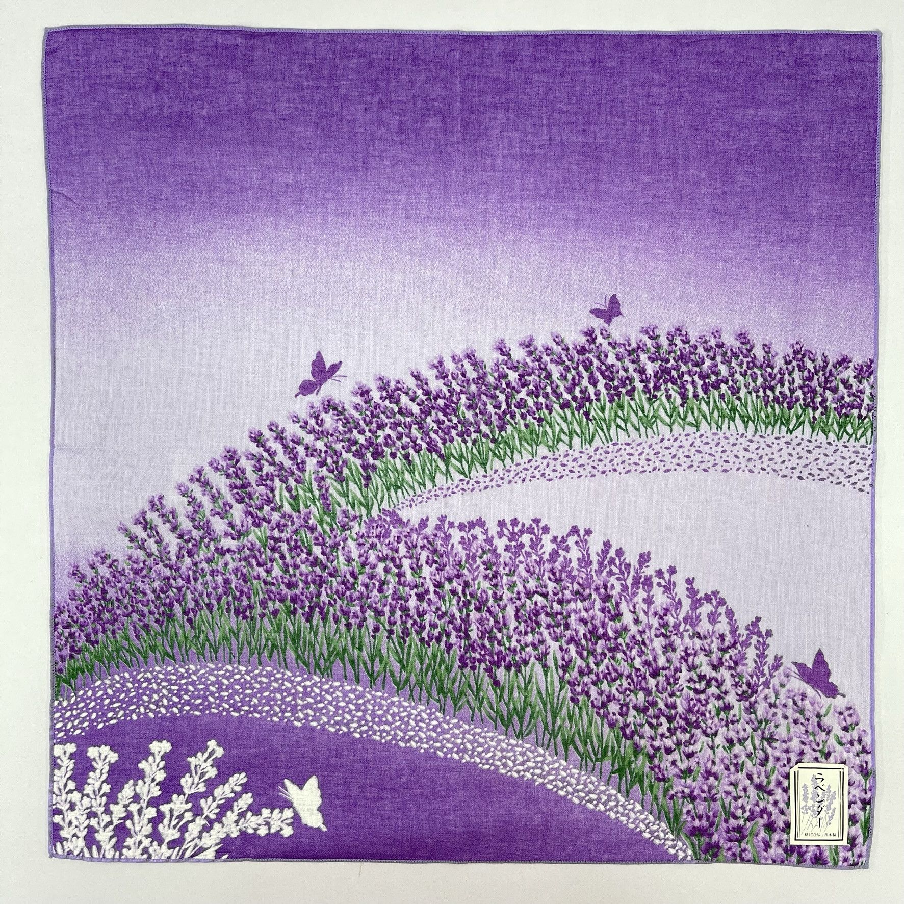 Japanese Brand Vintage Japanese Floral Spring Handkerchief Art - 5017 Size ONE SIZE - 2 Thumbnail