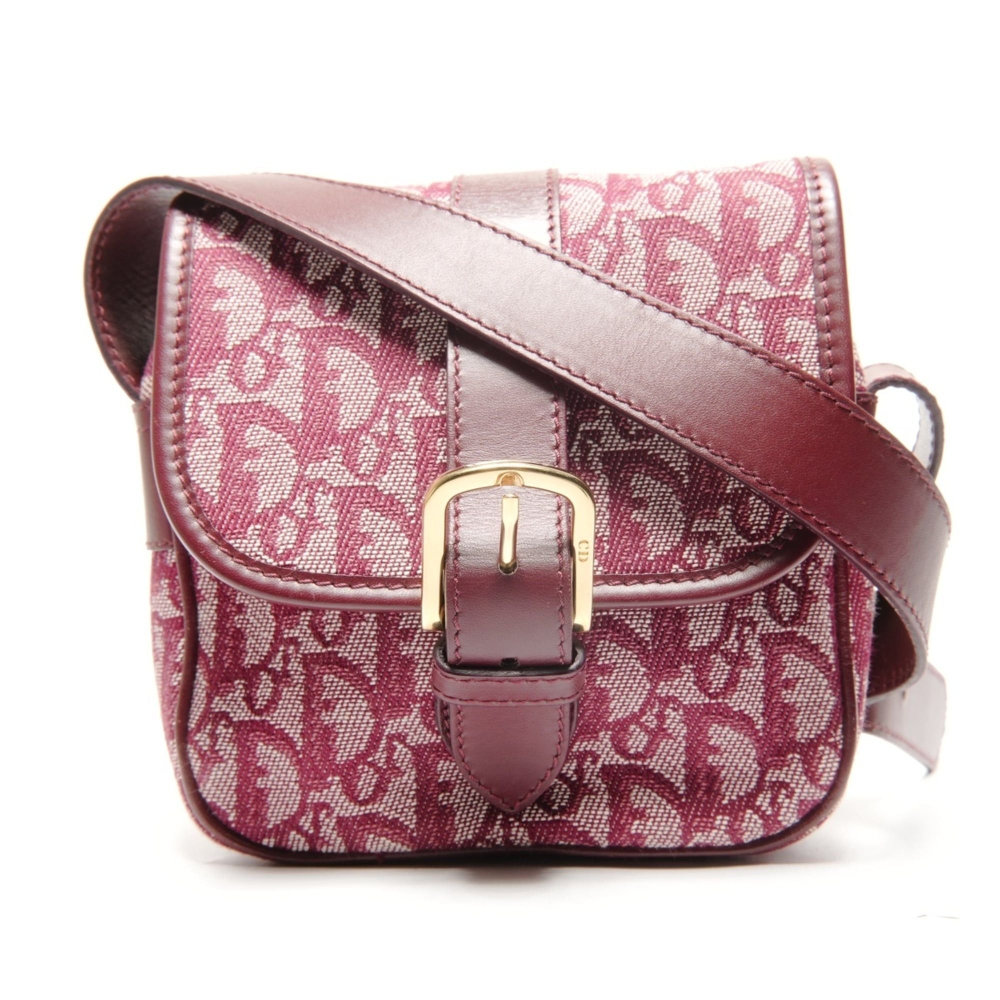 Dior Christian Dior Trotter Canvas Shoulder Bag, Red Size ONE SIZE - 1 Thumbnail